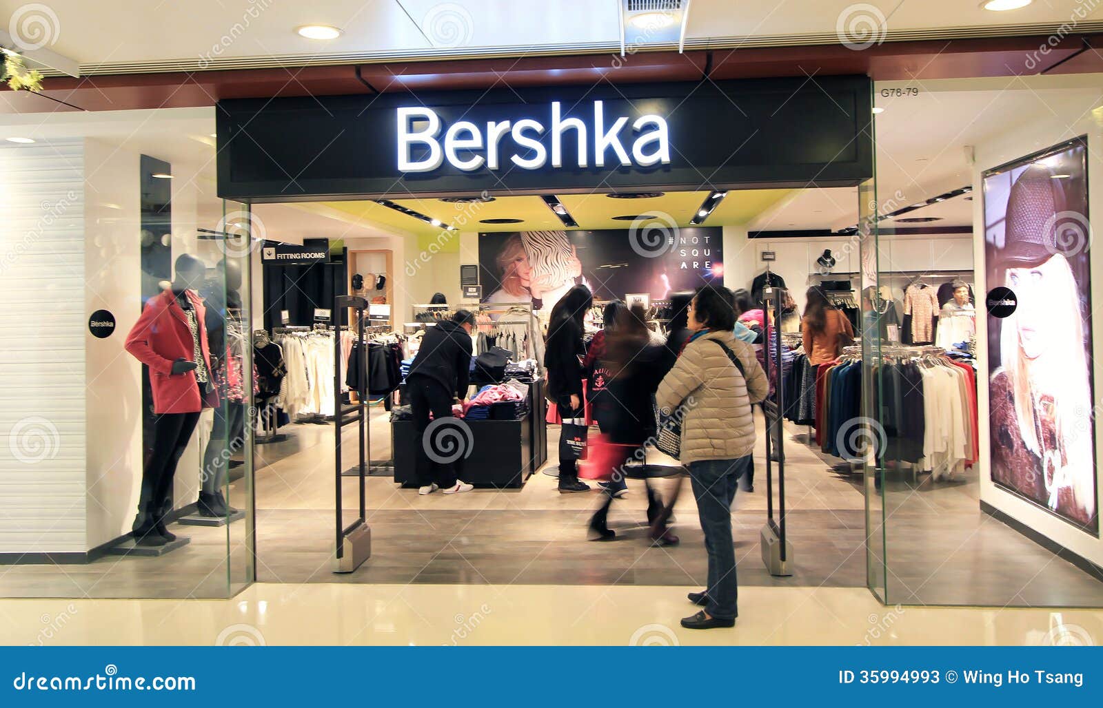 Bershka shop in hong kong editorial stock photo. Image of fashion ...