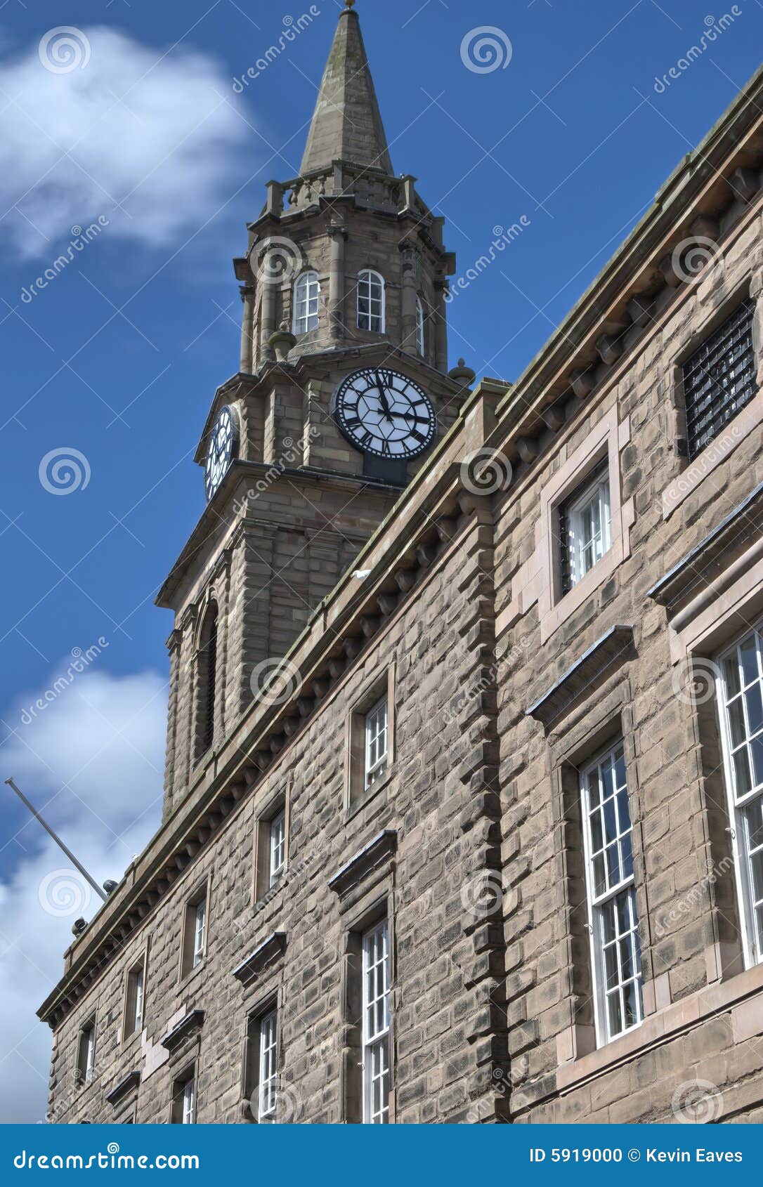 Berwick Town Hall stock photo. Image of architect, history 5919000