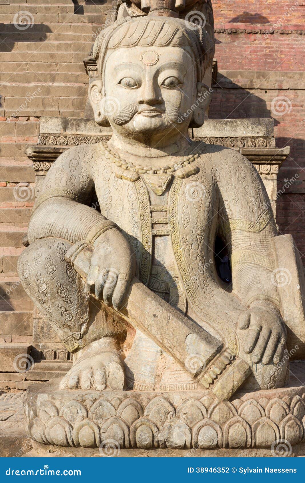 Beschermerstandbeeld in Bhaktapur, Nepal