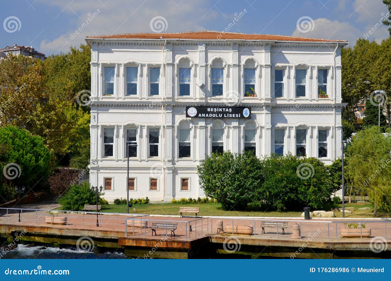 besiktas anadolu lisesi editorial photo image of cityscape 176286986