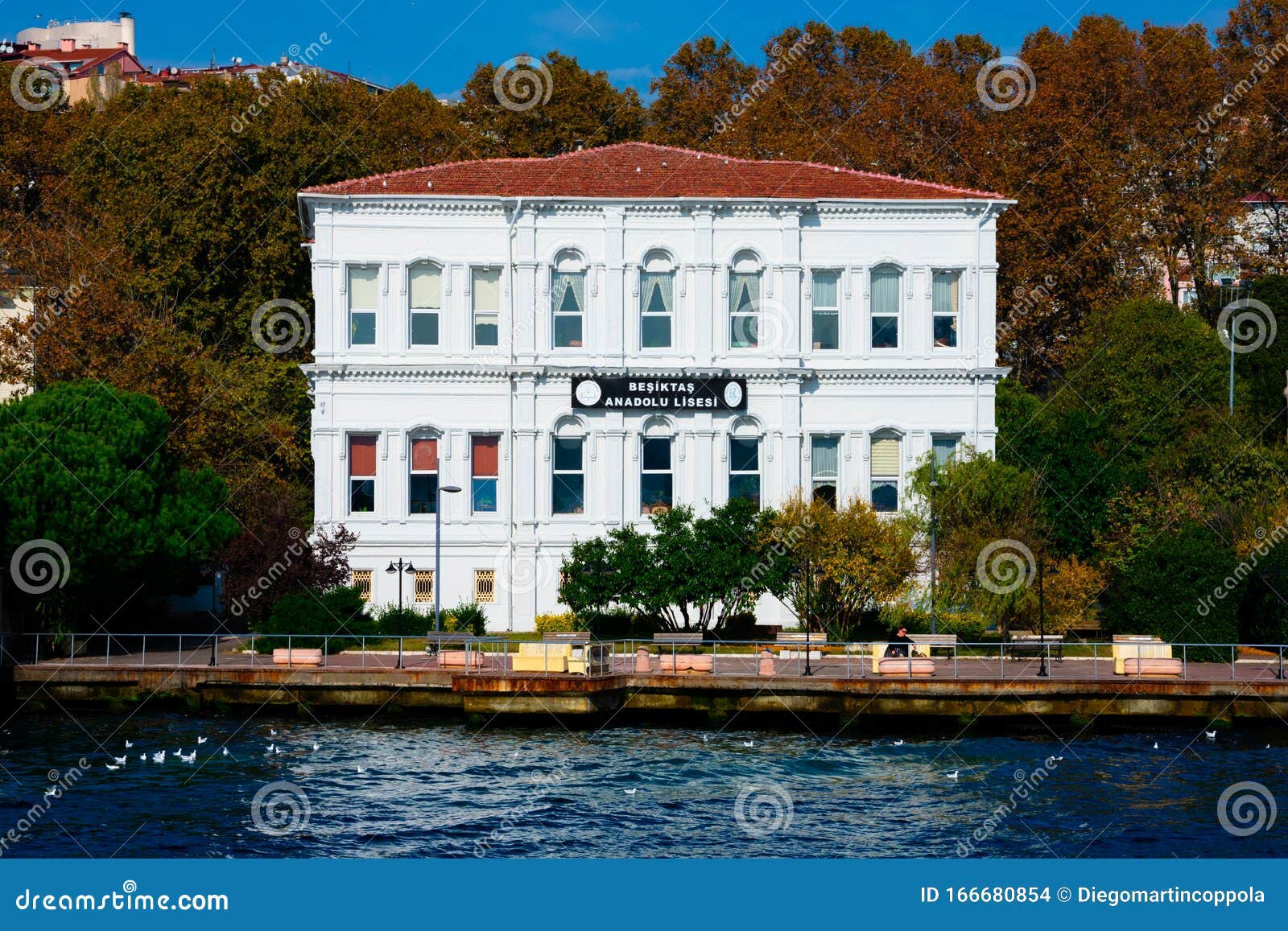 besiktas high school besiktas anadolu lisesi editorial stock image image of november istanbulite 166680854