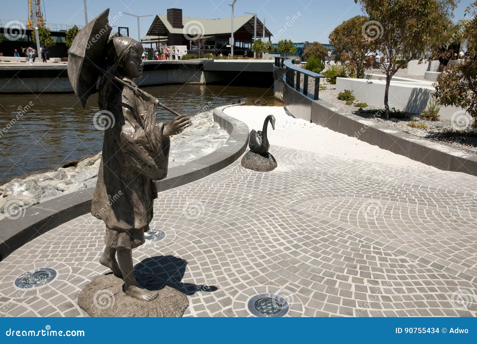 Bessie Rischbieth Public Statue Perth Australia Editorial Stock