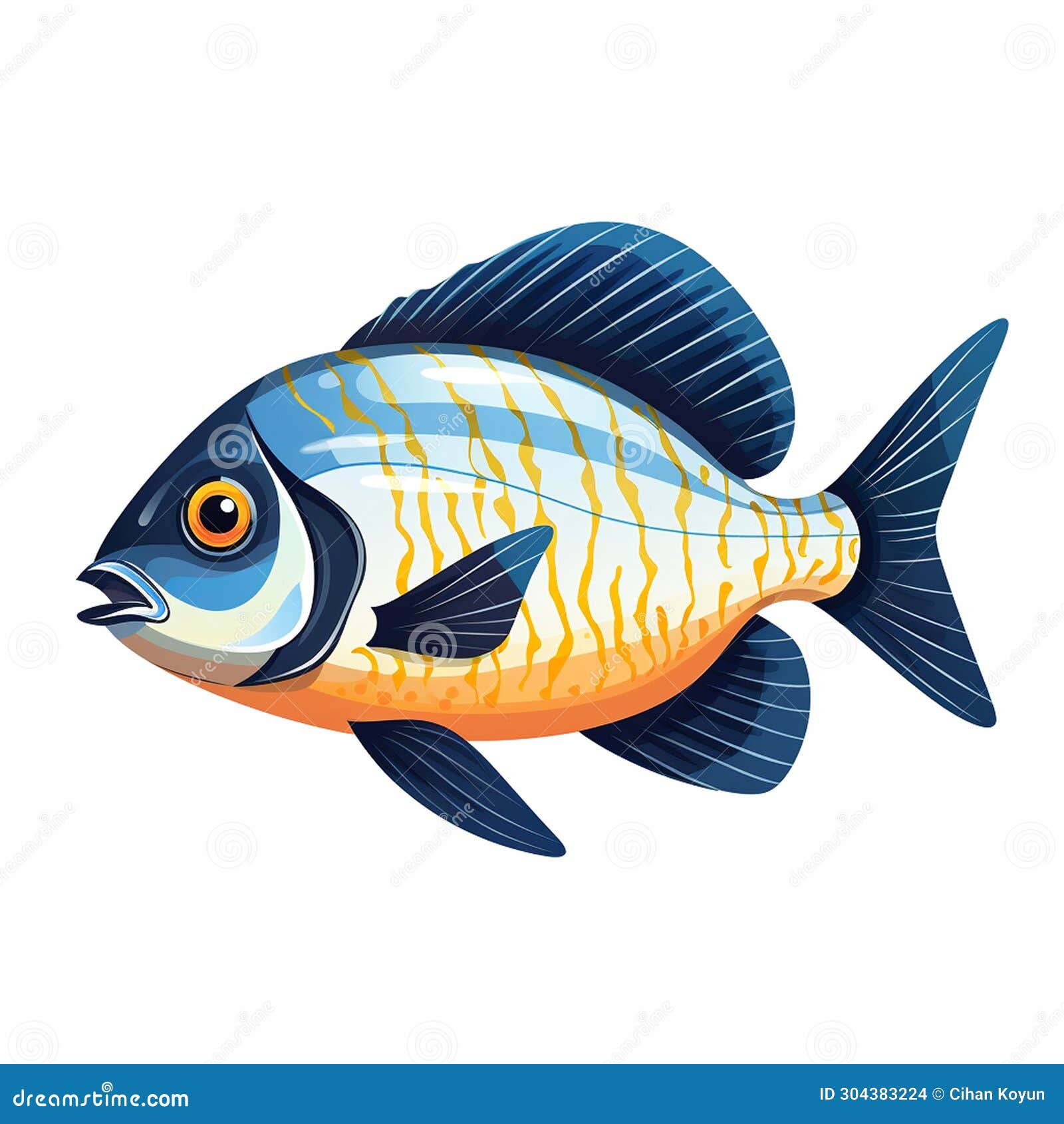 Best Betta Fish Colors Yellow Marlboro Discus Blue Royal Blue Betta Fish  Colorful Tropical Fish Stock Vector - Illustration of orange, cartoon:  304383224