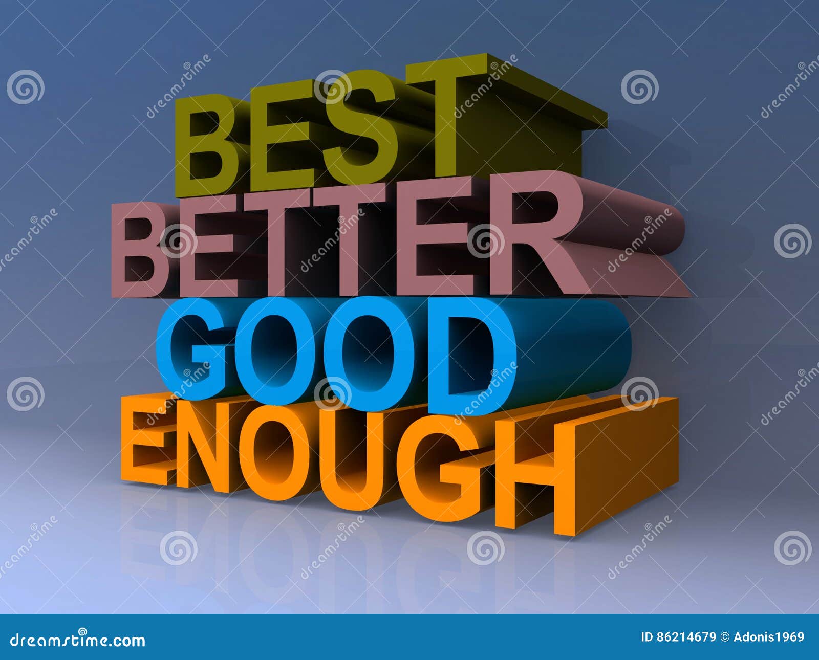 Best better good enough stock illustration. Illustration of comparison