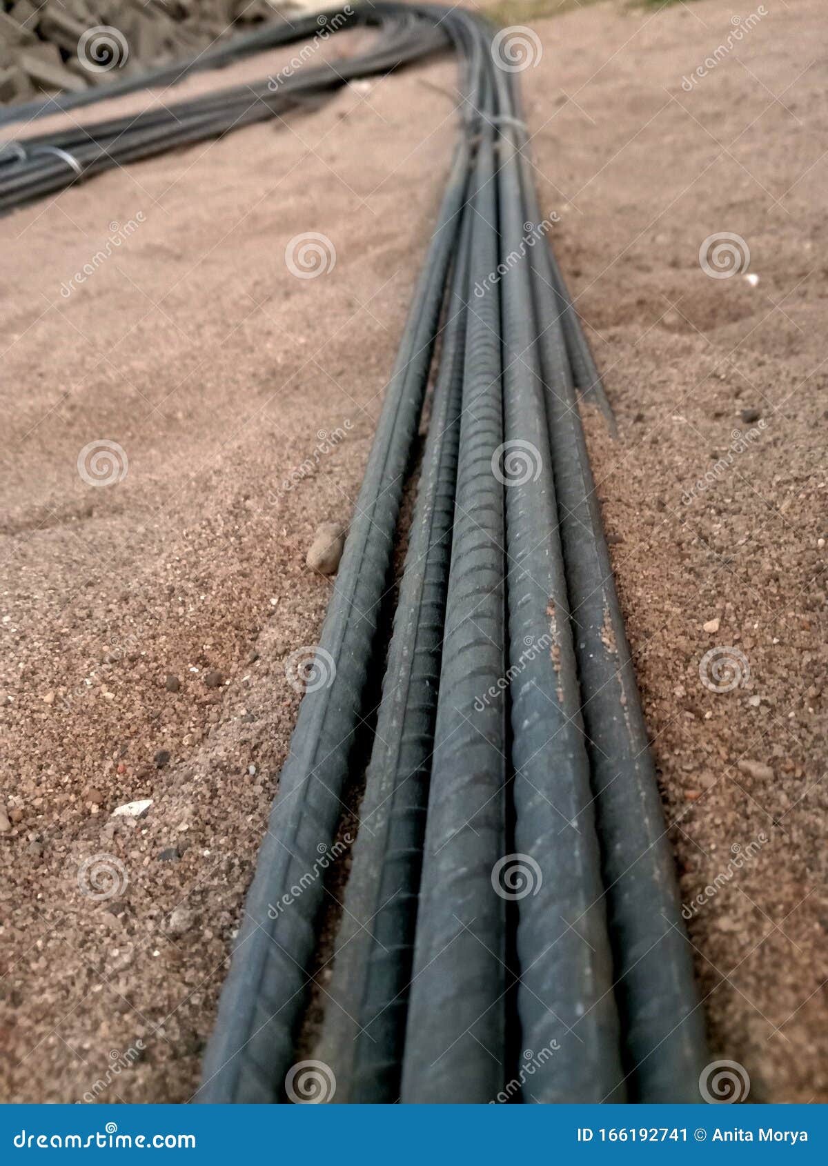 Best Durable Quality Iron Rods for Long Lasting Building Stock Image