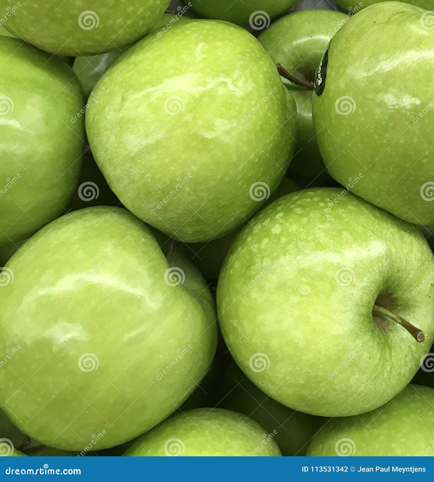 Granny smith Apple stock photo. Image of vitamin, fruit 113531342