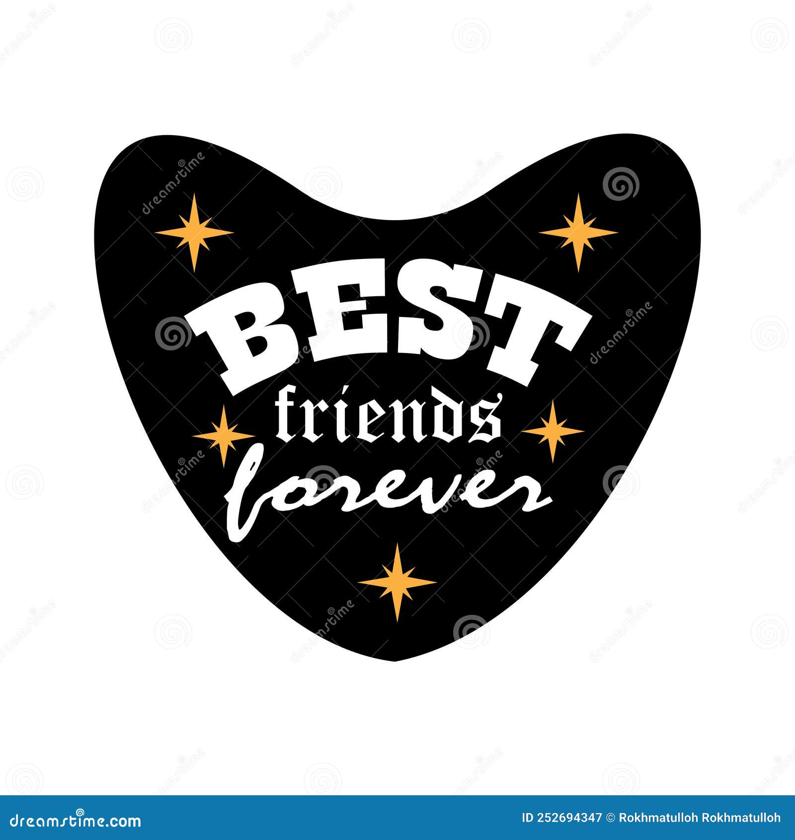 Best Friend Forever Label Stock Illustrations – 276 Best Friend