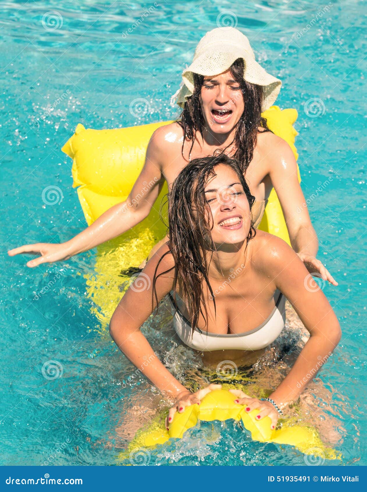 Premium Photo  Two female friends enjoying time together while