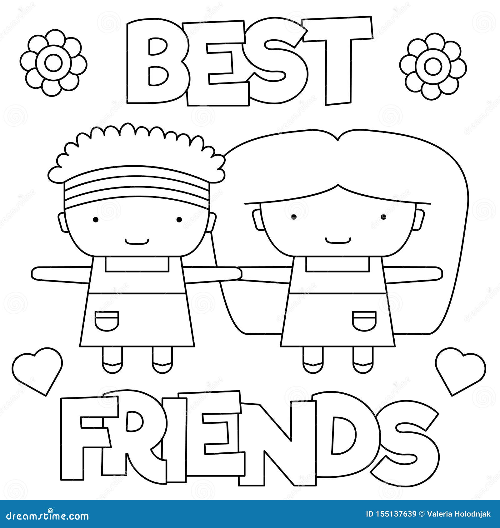 Best Friends Coloring Pages - Best Coloring Pages For Kids