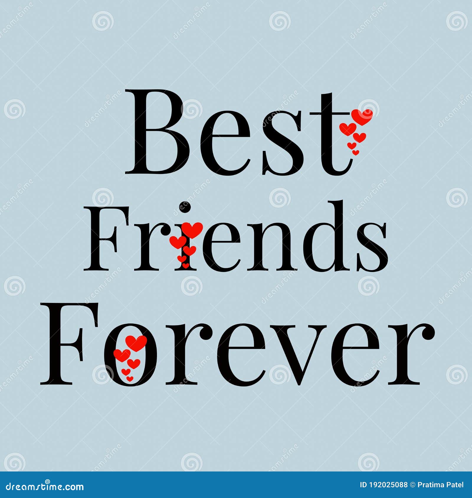 Best Friends Forever Text Written on Abstract Background with Colorful  Hearts Pattern, Graphic Design Illustration Wallpaper Stock Illustration -  Illustration of pattern, friends: 192025088