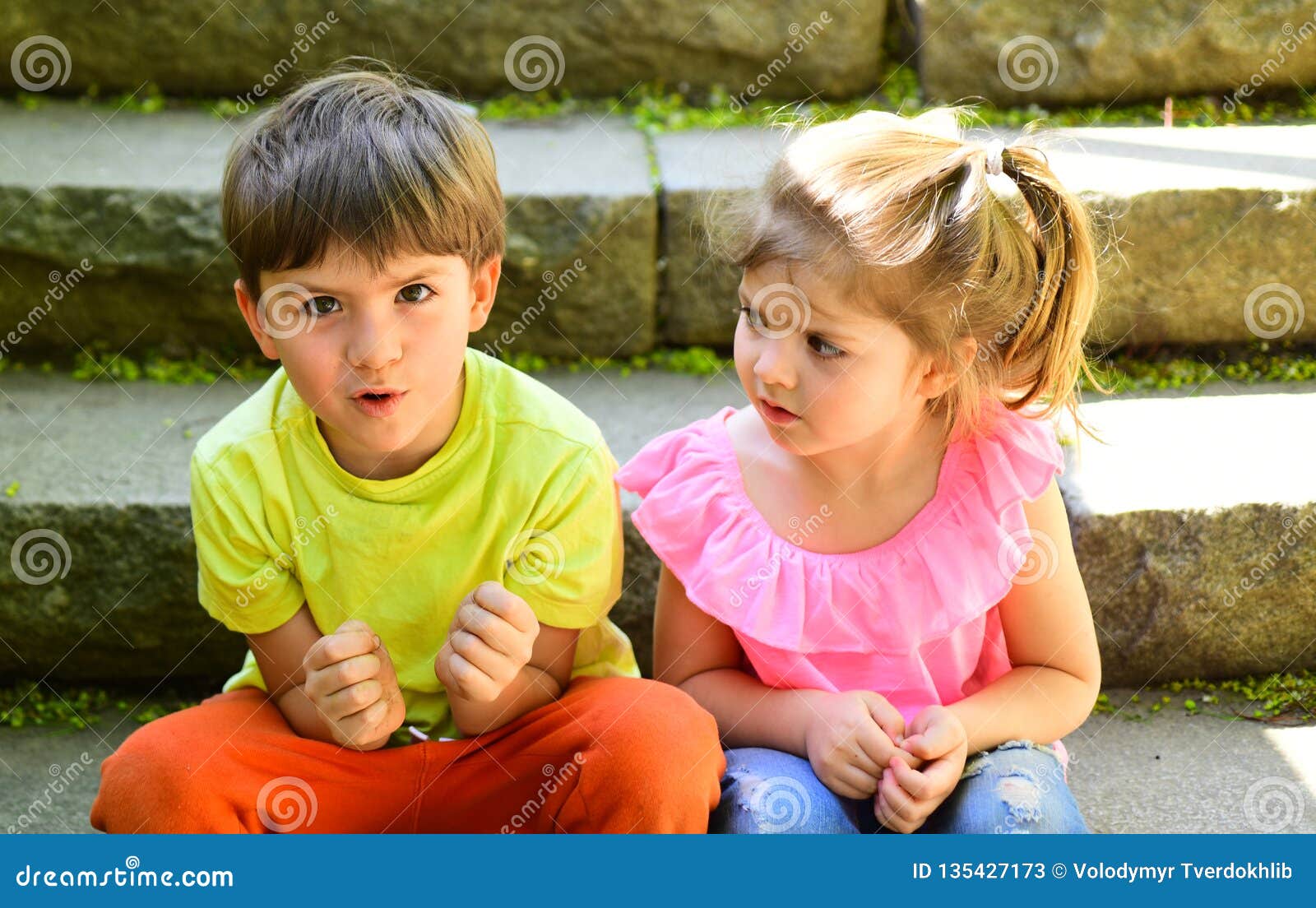 931 Little Boy Girl Best Friends Photos Free Royalty Free Stock Photos From Dreamstime