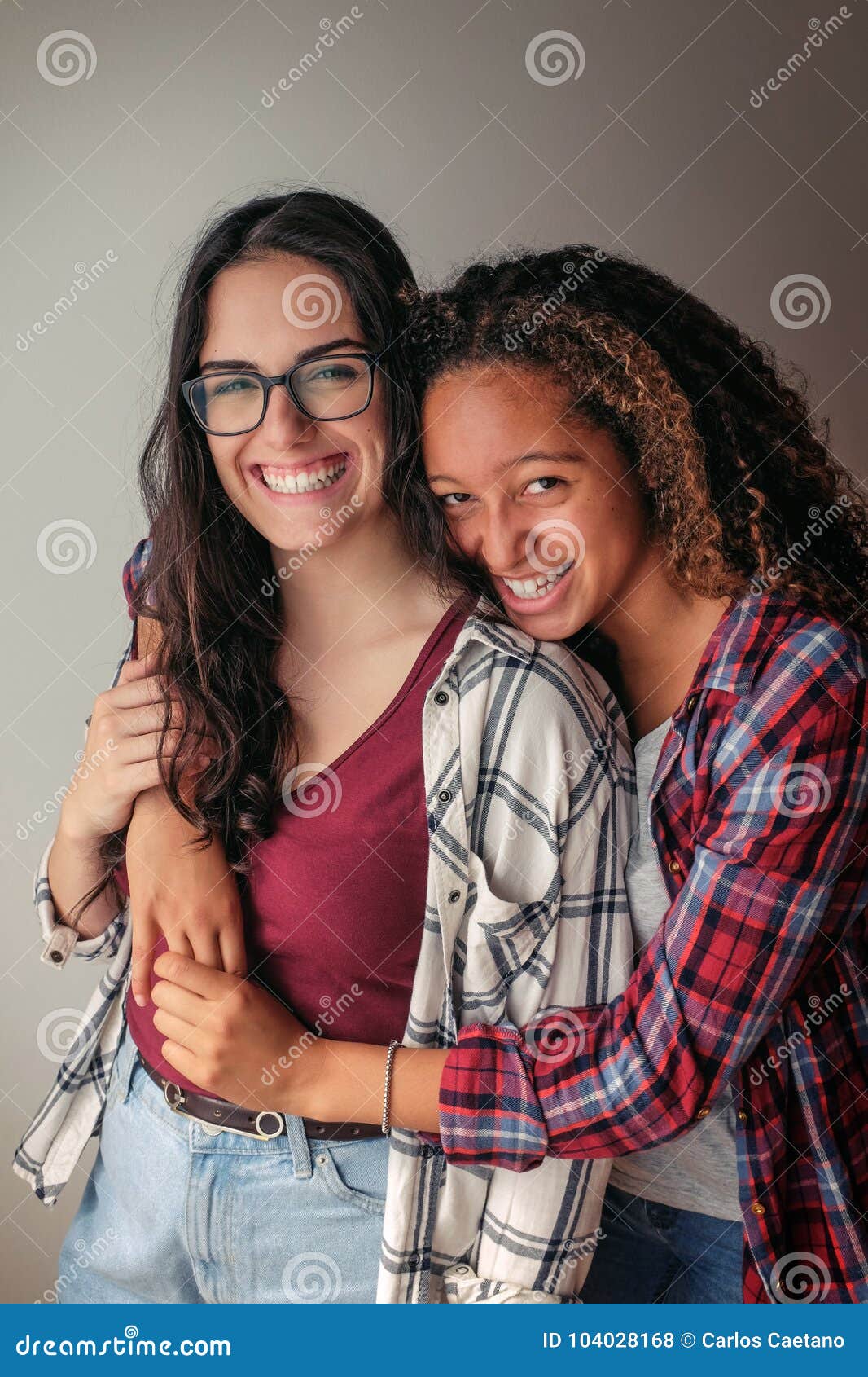 Best Friends Hug stock photo. Image of happy, caucasian - 104028168