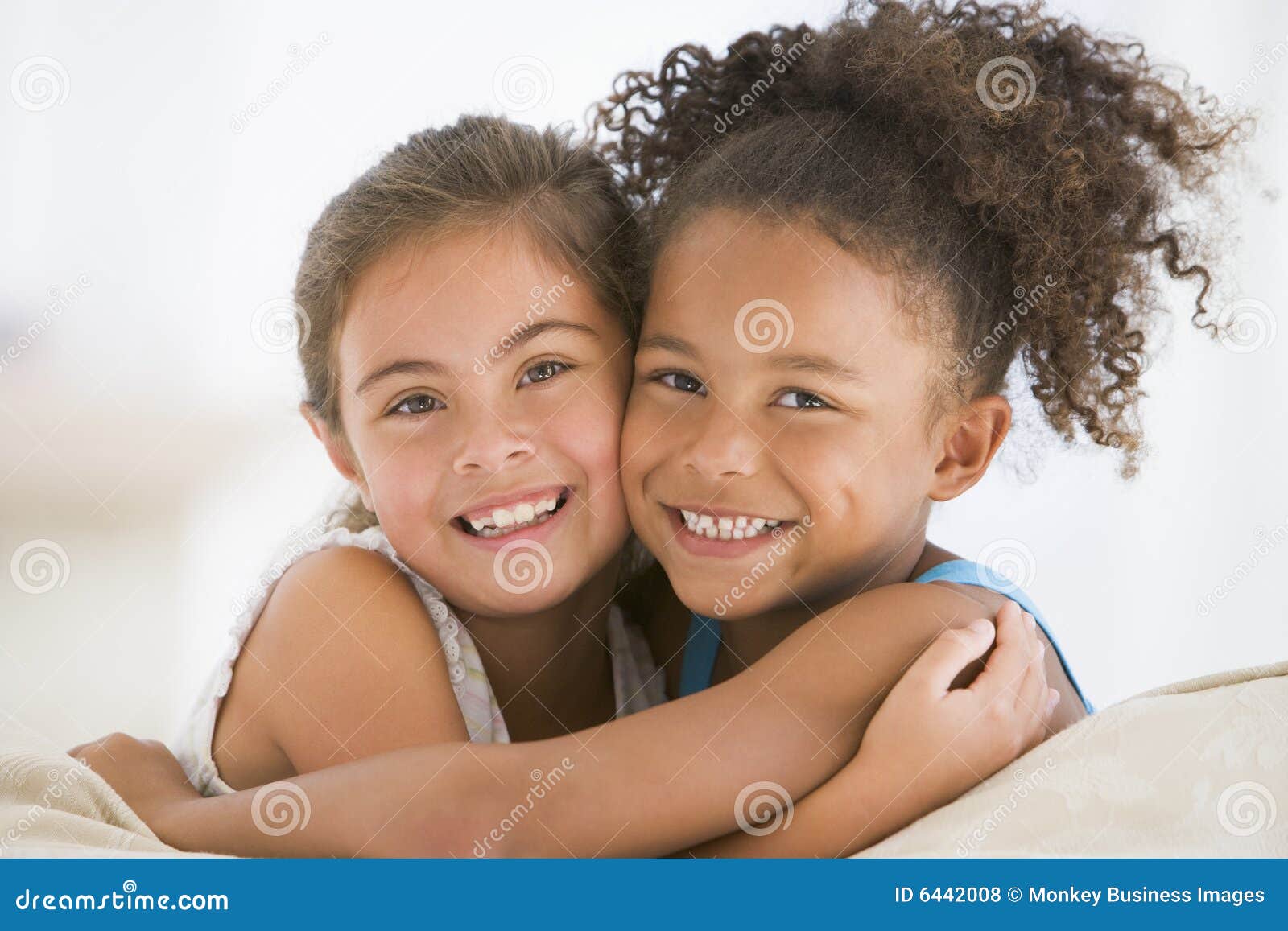 Best Friends Hugging stock photo. Image of children, camera - 6442008