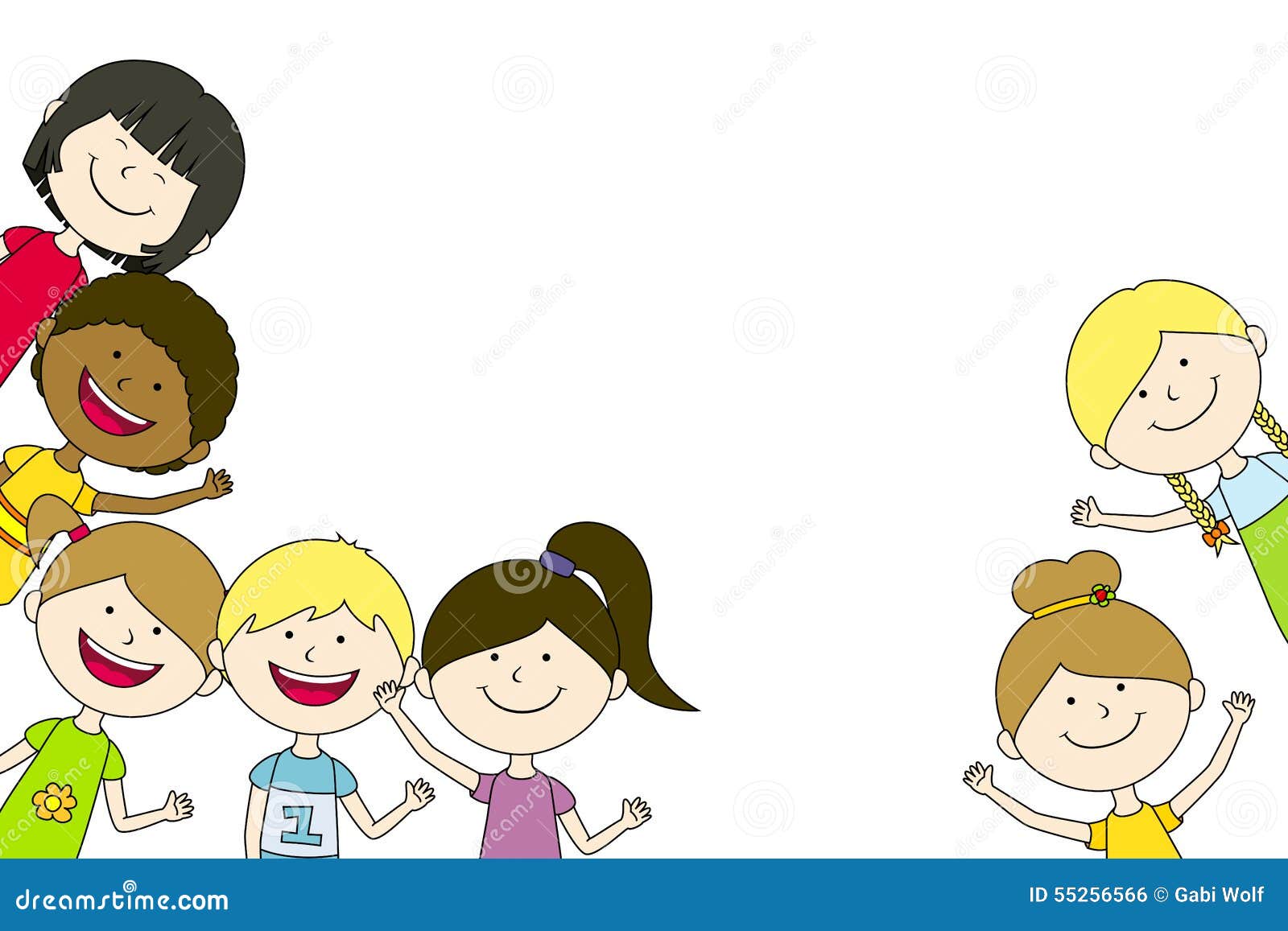 Best friends stock vector. Illustration of seven, color - 55256566 Best friends stock vector. Illustration of seven, color - 55256566