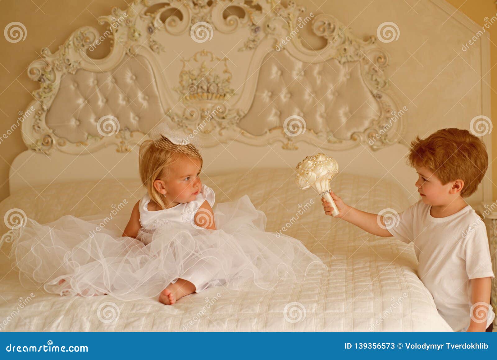 The Best Hair Style. Little Children Ready for Wedding Ceremony. Children  Development Stock Image - Image of small, wedding: 139356573