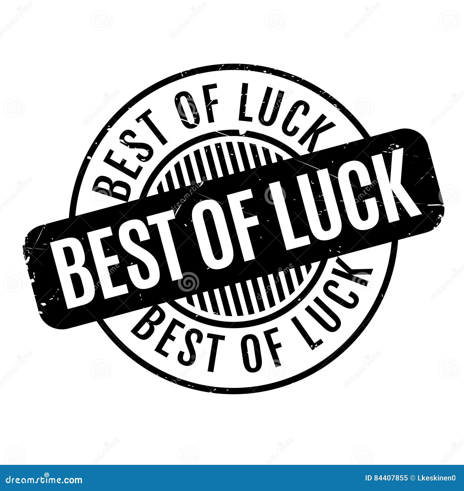 Best of Luck rubber stamp stock image. Image of golden - 84407855