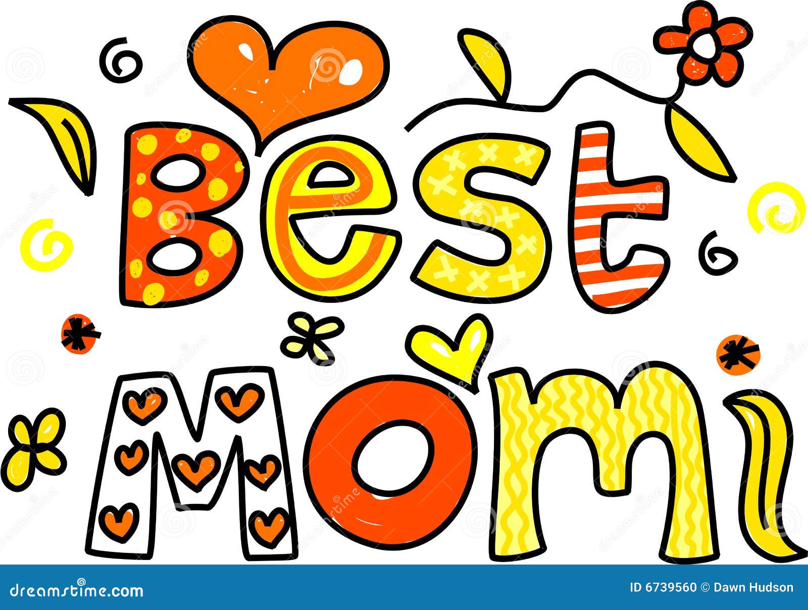 Best mom stock illustration. Illustration of patterns 6739560