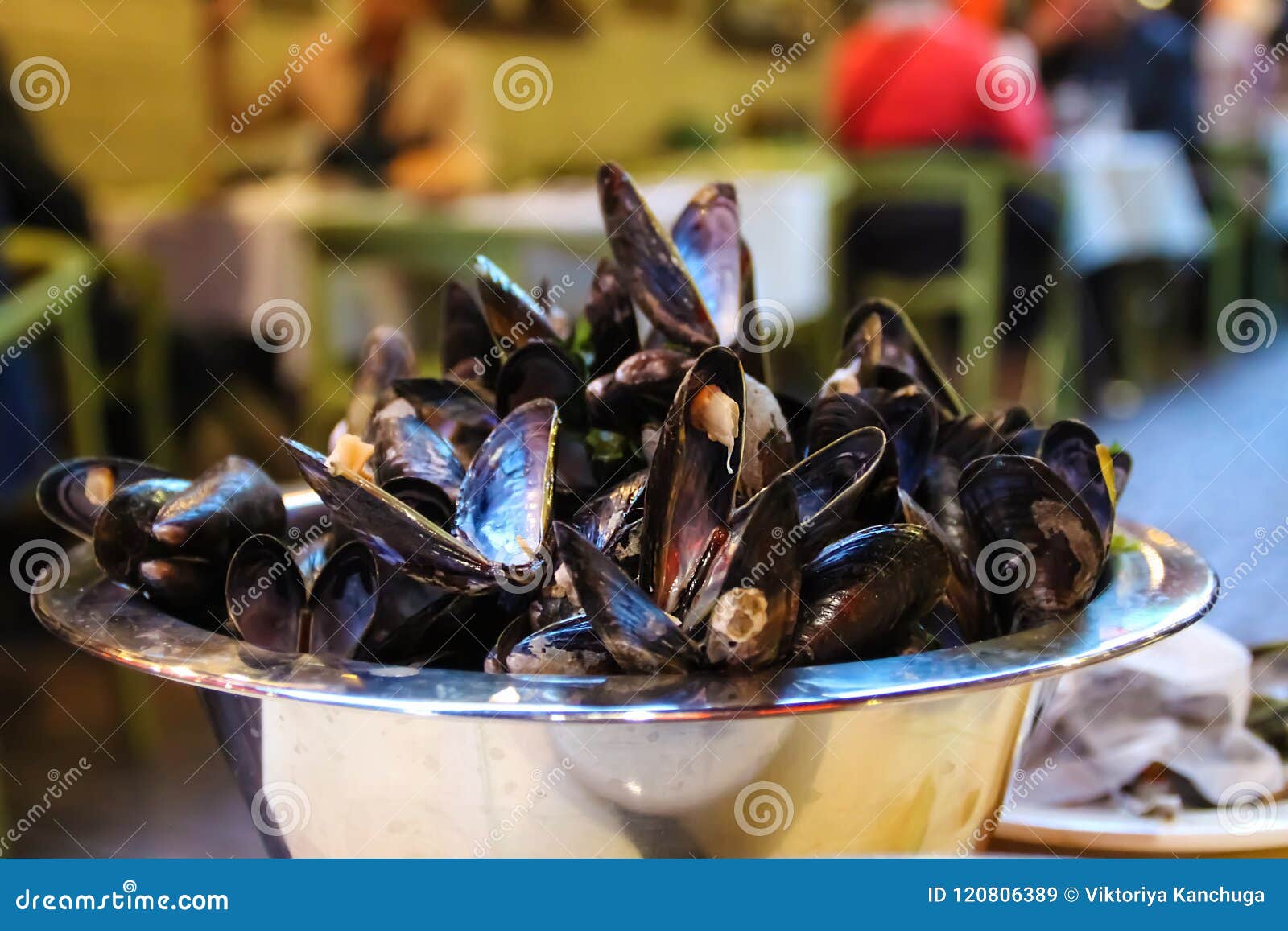 The Best Mussels in Brussels. Stock Image Image of mussels, meal