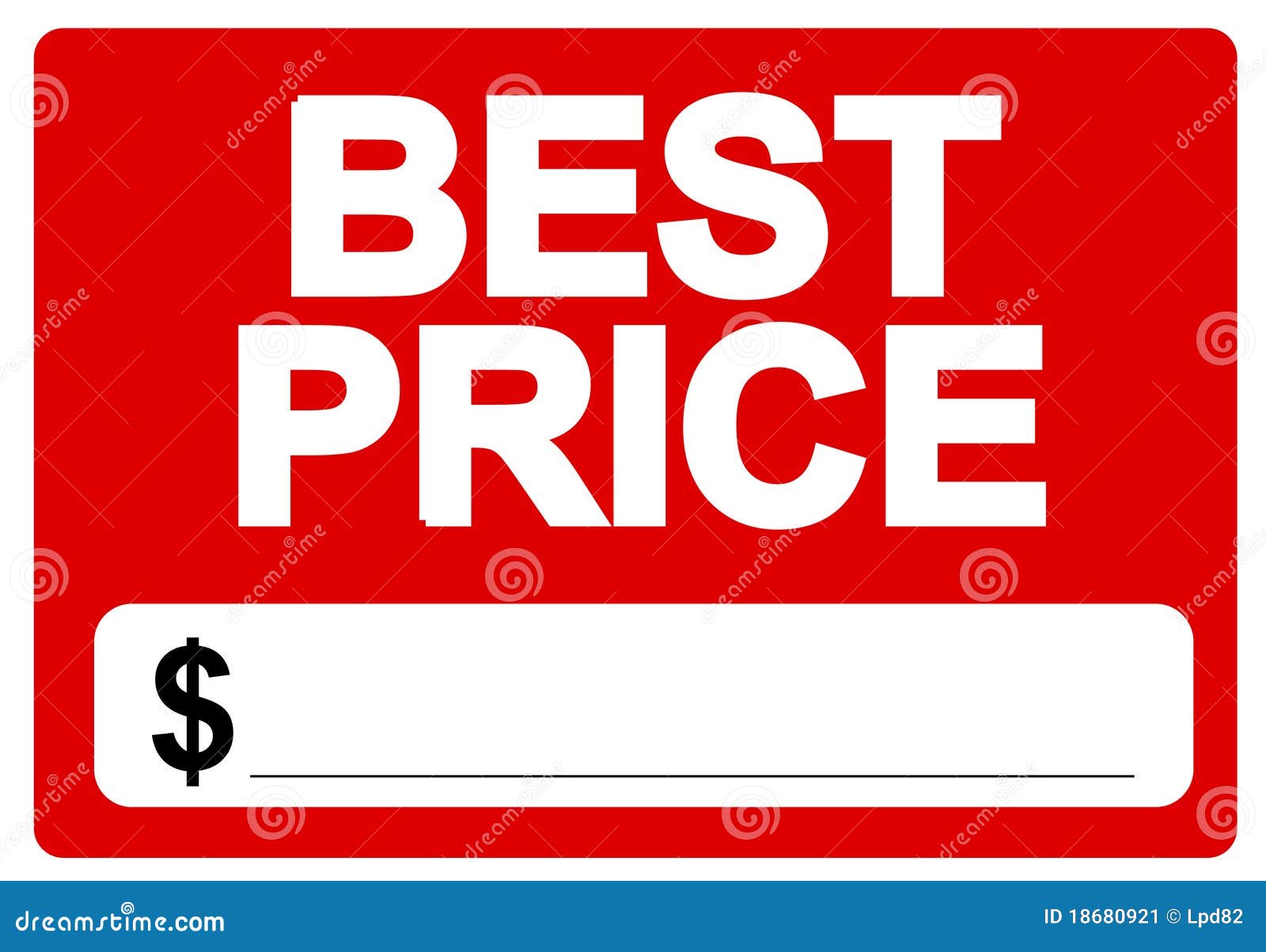 Best price stock illustration. Illustration of offer 18680921