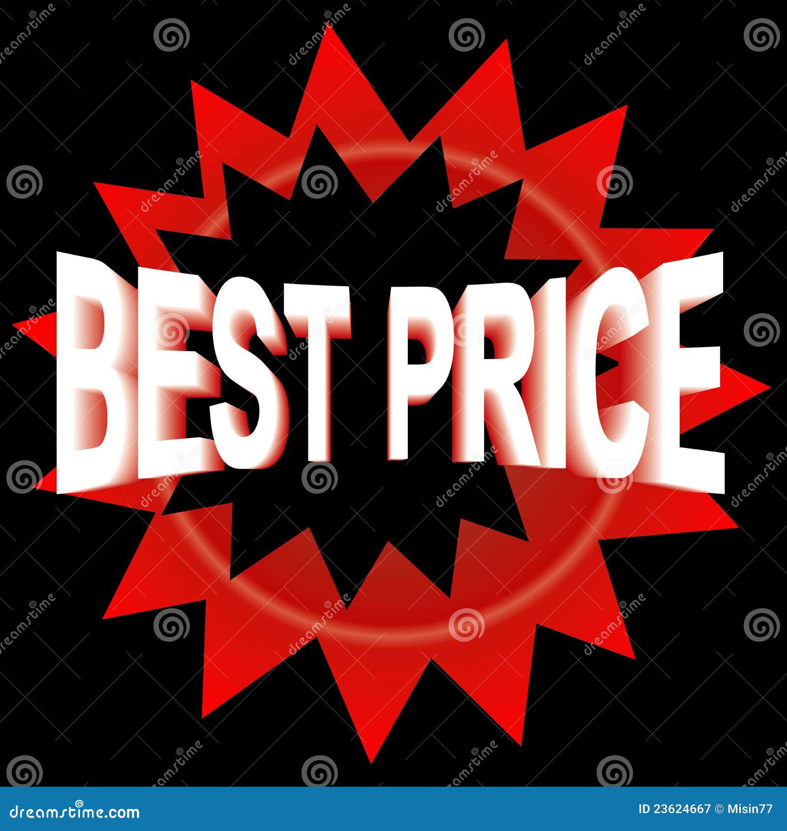 Best price stock illustration. Illustration of offer 23624667