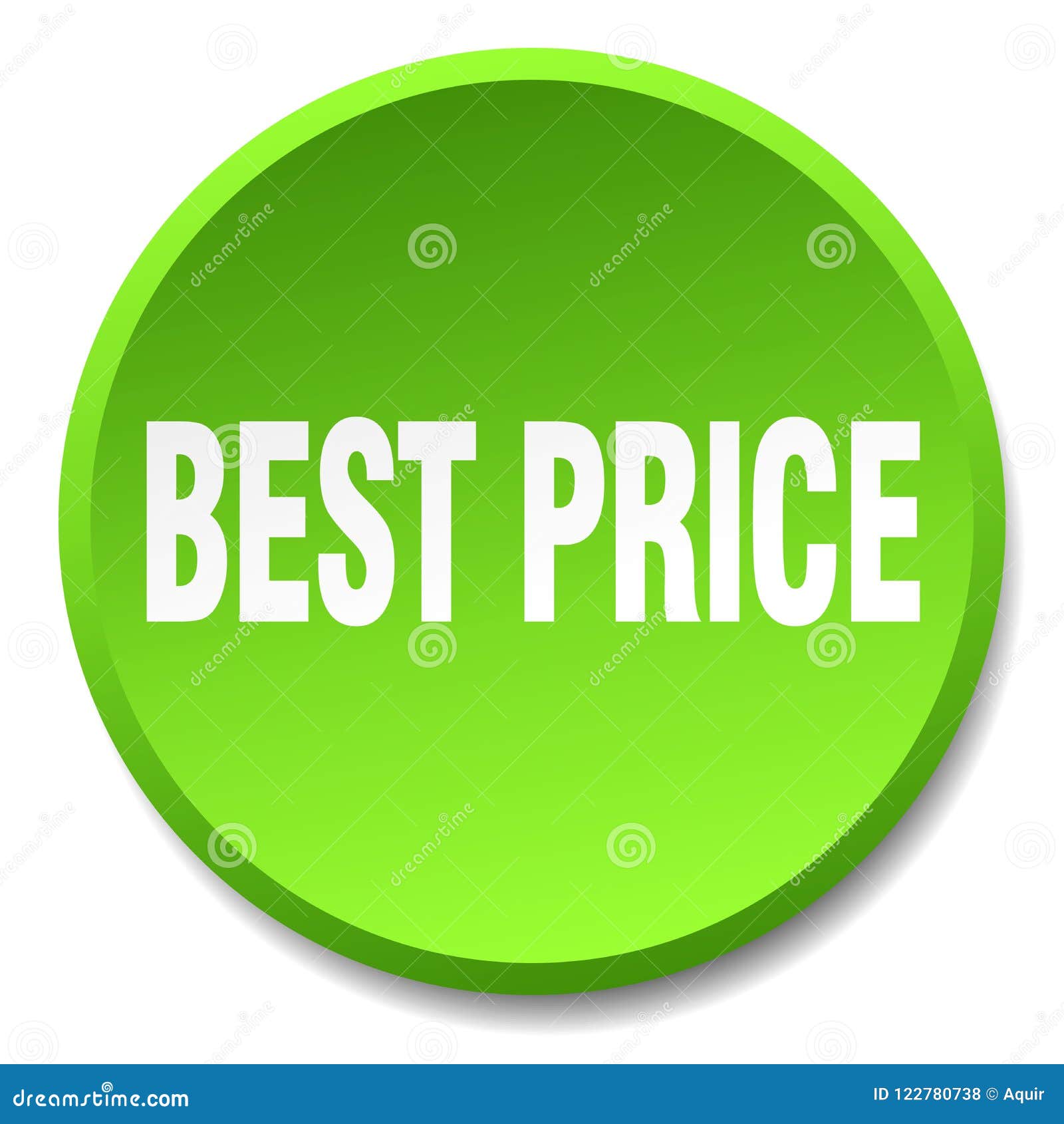 Best price button stock vector. Illustration of threedimensional ...