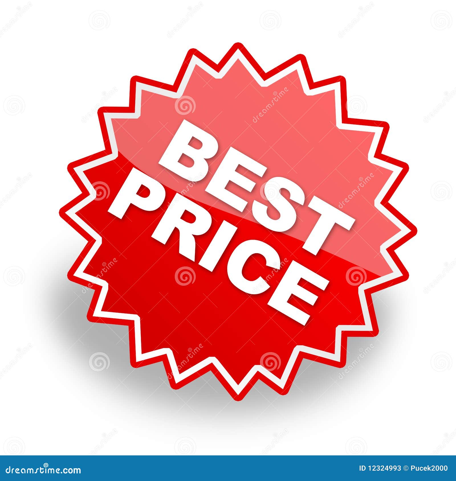 Best Price Label for Promotion Stock Illustration - Illustration of ...