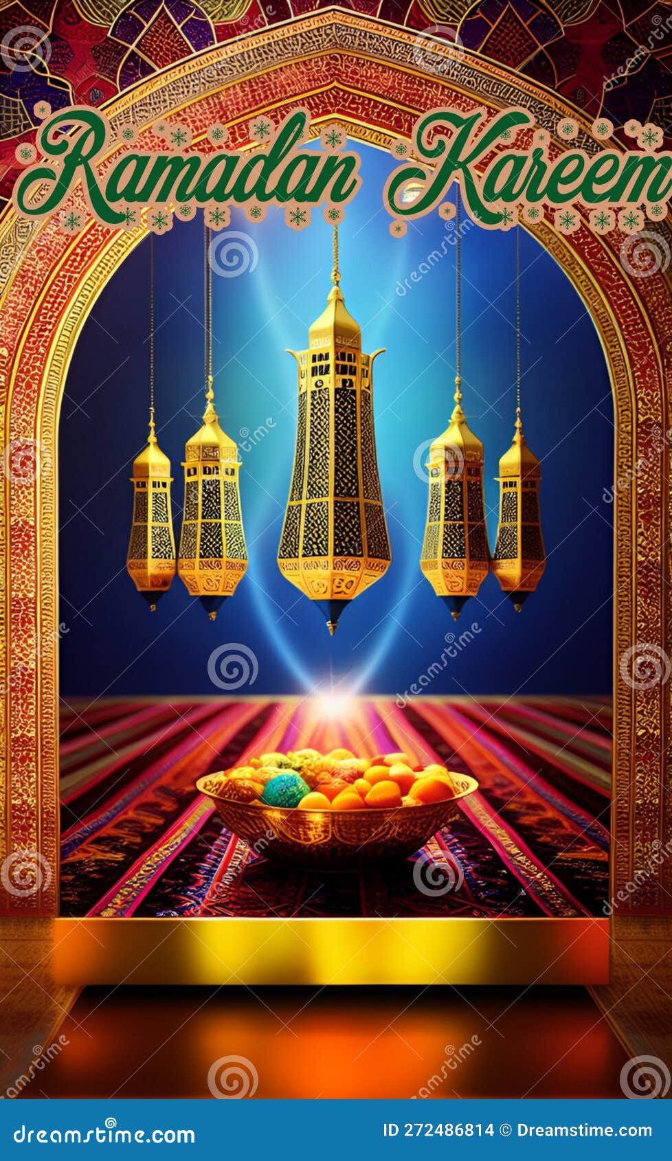 Best Ramadan Kareem Wishes Poster Islamic Wallpaper Stock ...