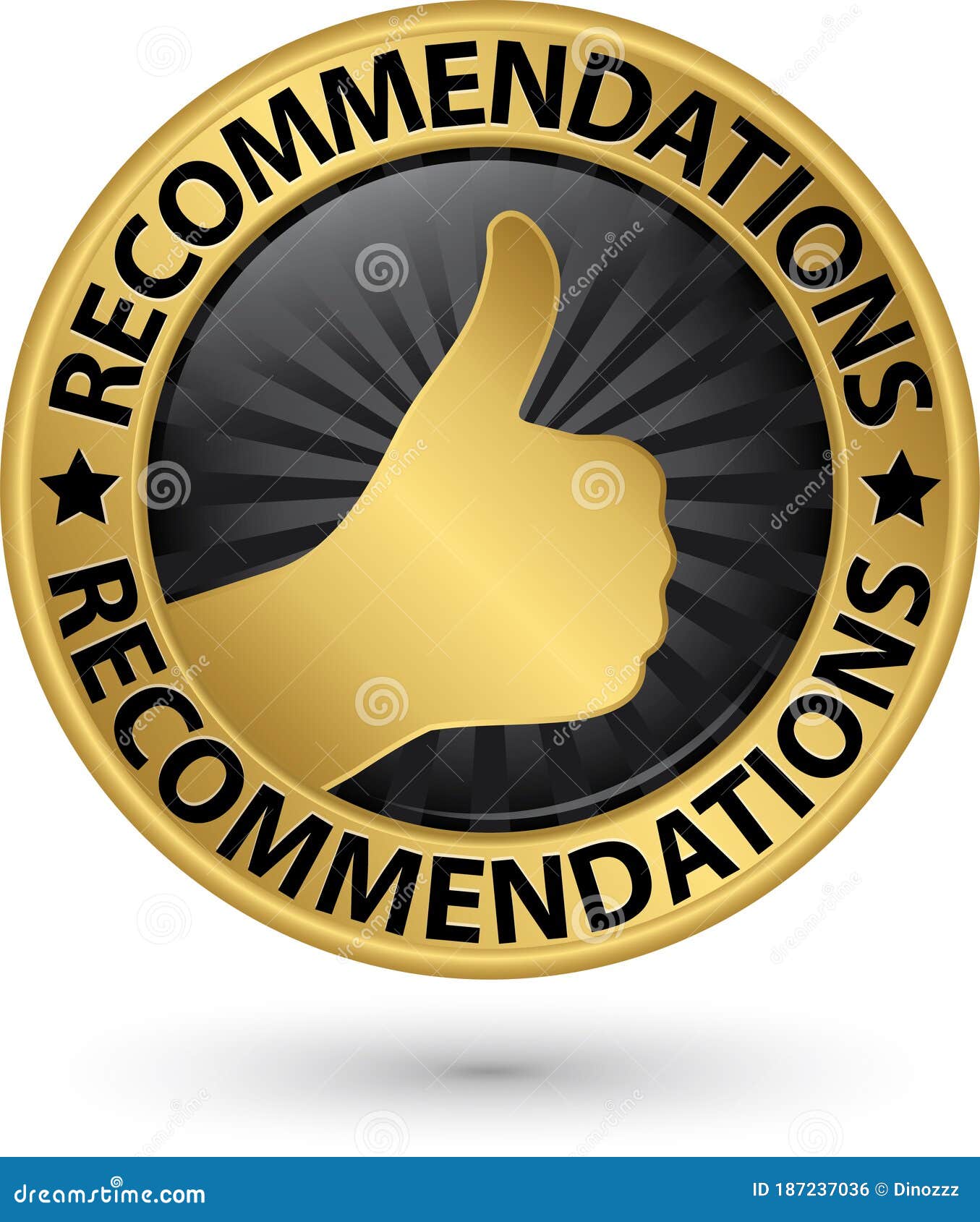 Best Golden Label, Vector Stock Vector Illustration of