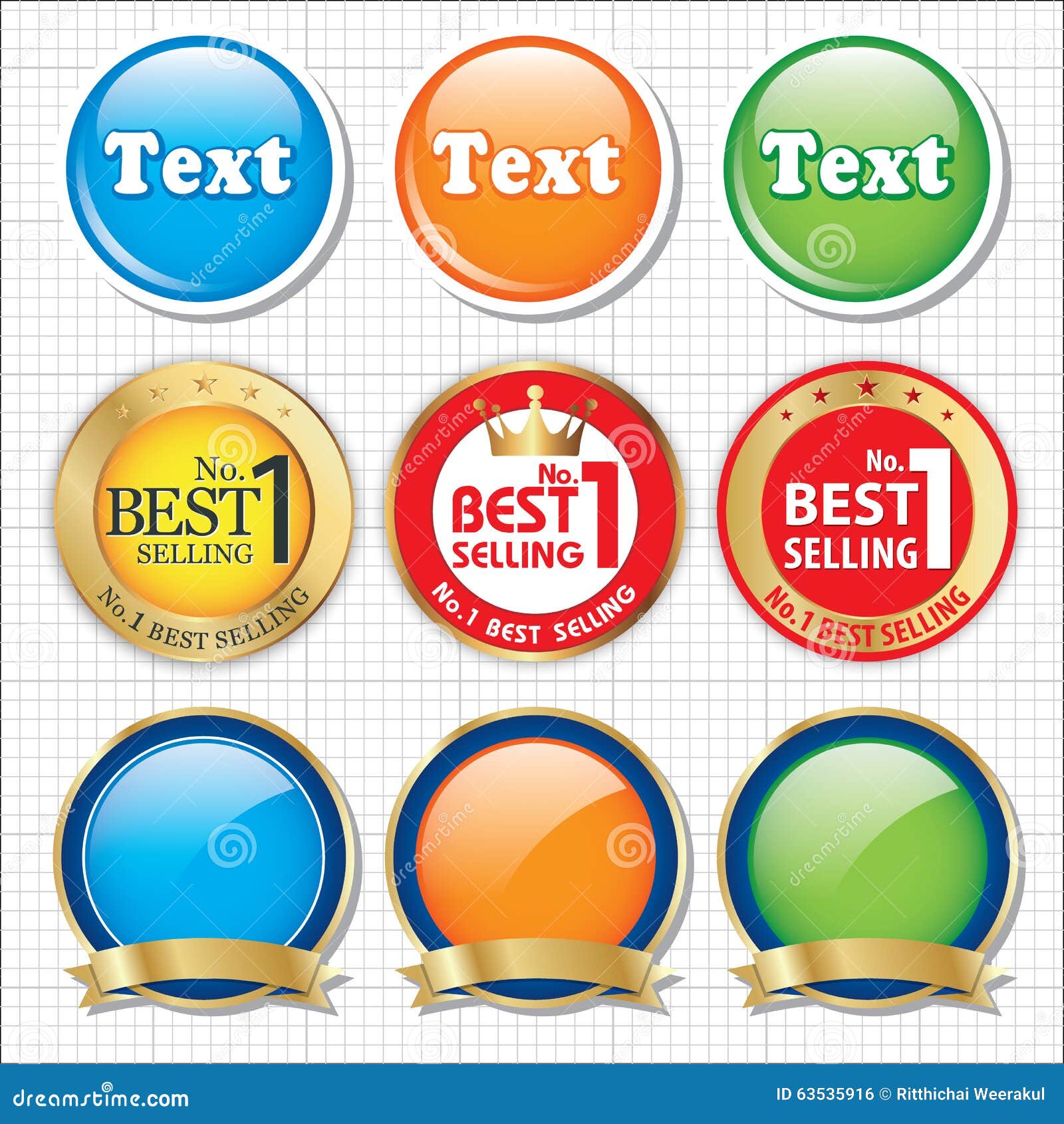 Best selling icon stock vector. Illustration of creative - 63535916
