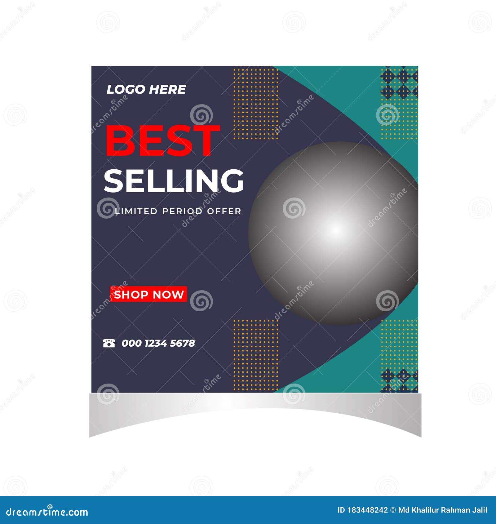 Best Selling Product Banner Banner Template Stock Illustration Intended For Product Banner Template