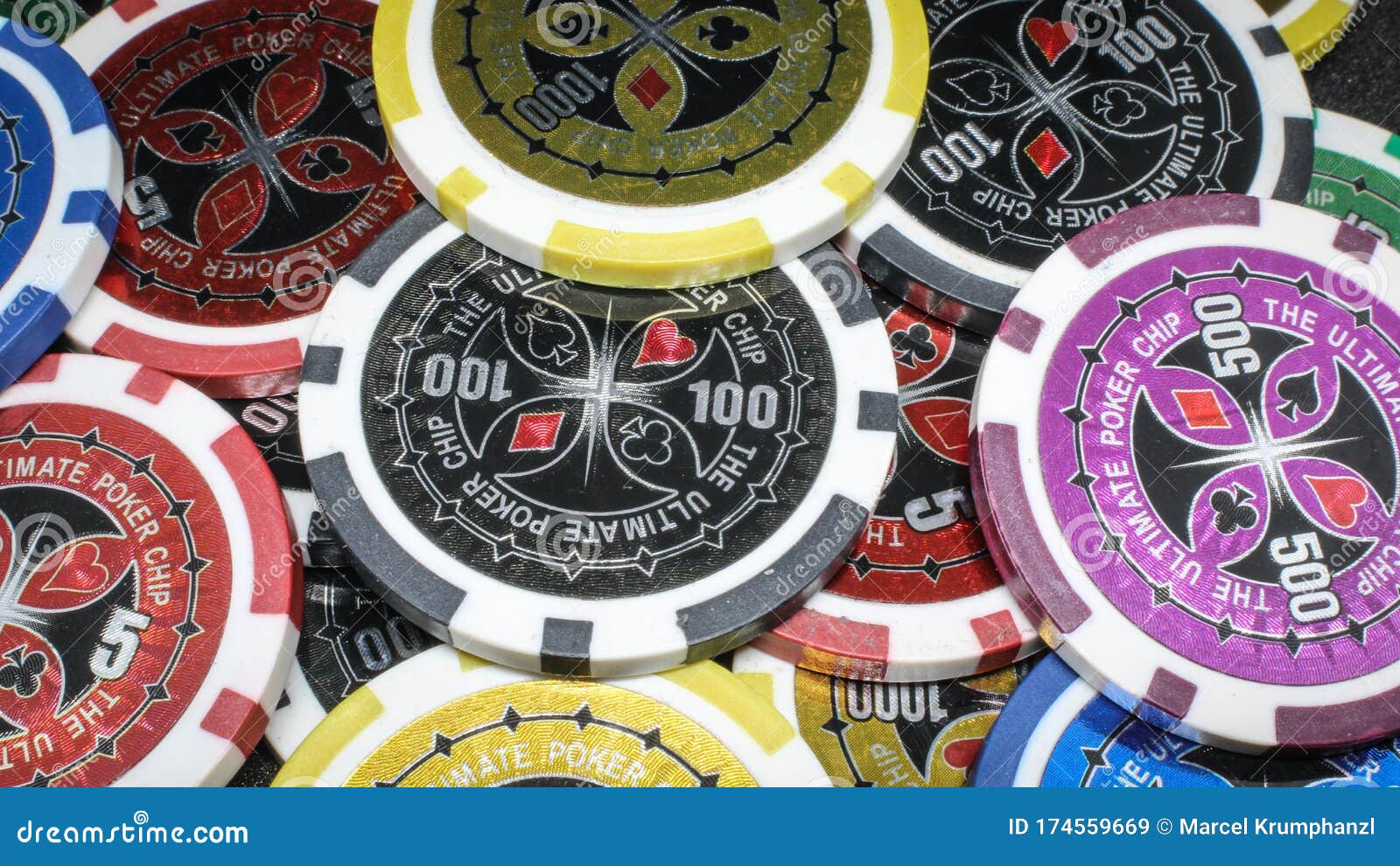 Poker chips and two cards stock image. Image of chips 174559669