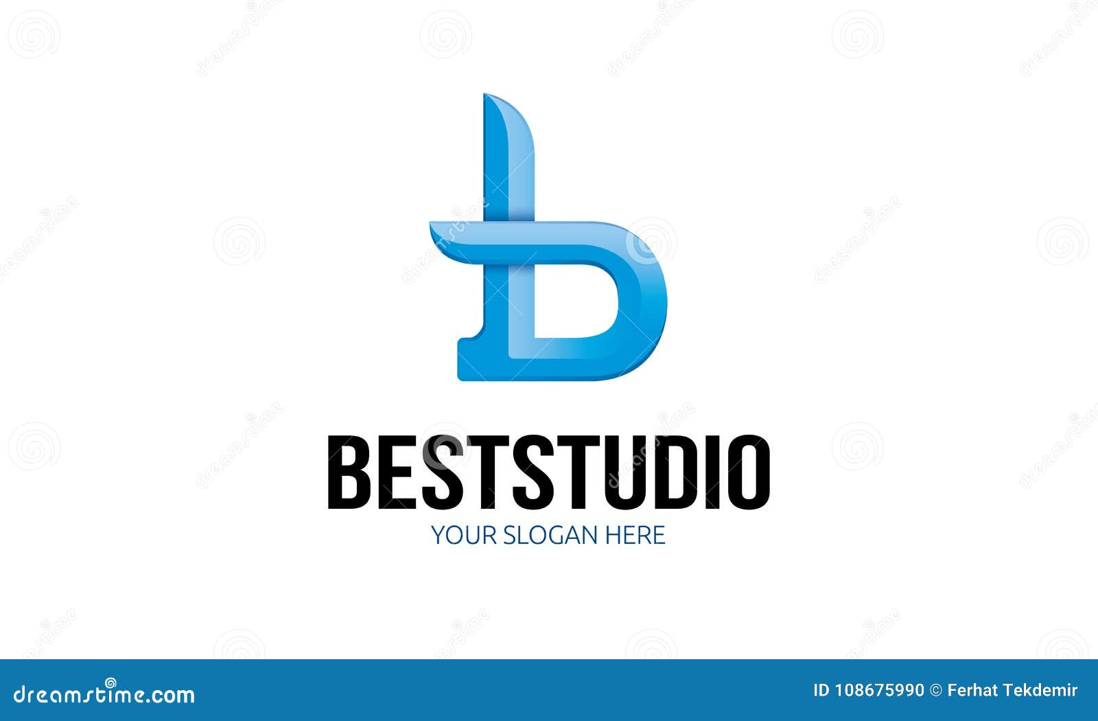 Best Studio Logo Template stock vector. Illustration of infinity