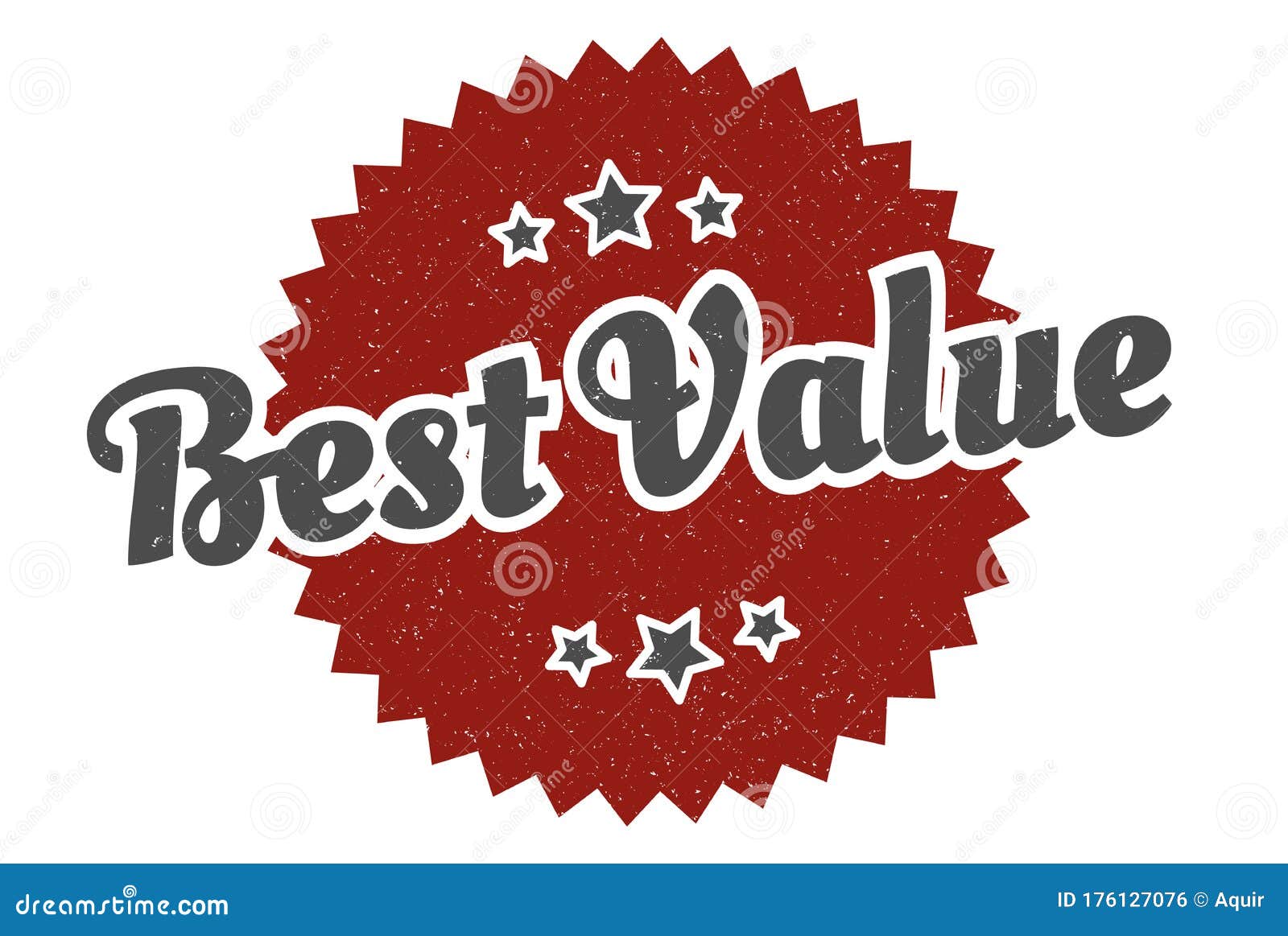 Best Value Sign. Best Value Vintage Retro Label Stock Vector