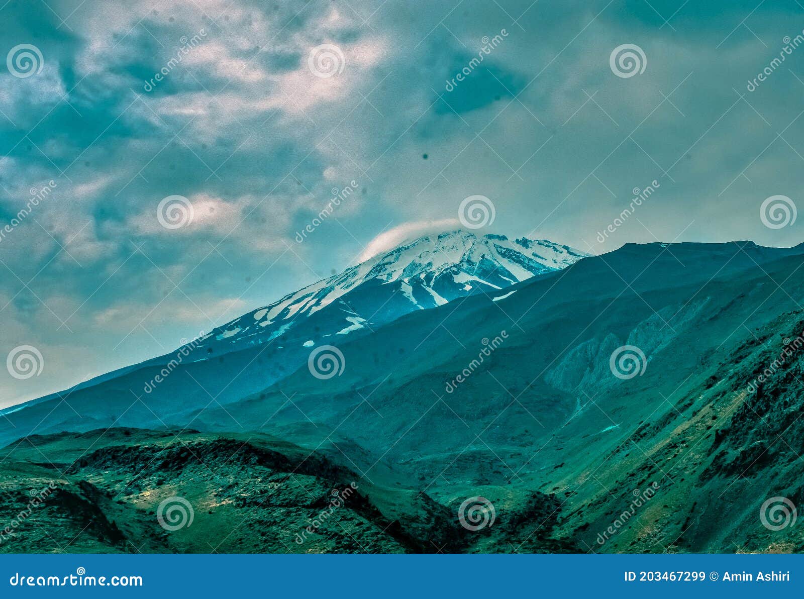 best view of damavand mount