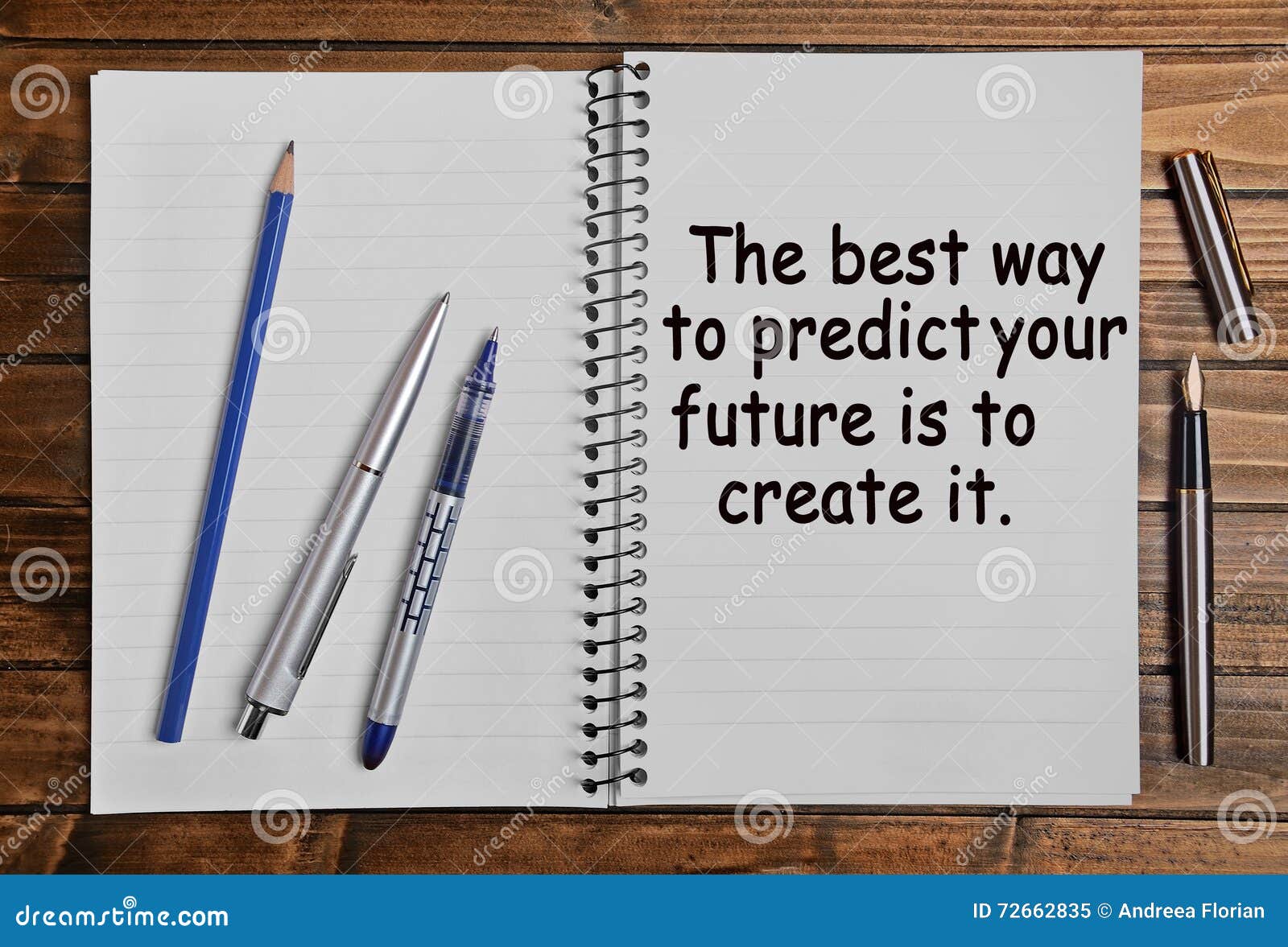 the best way to predict your future is to create it