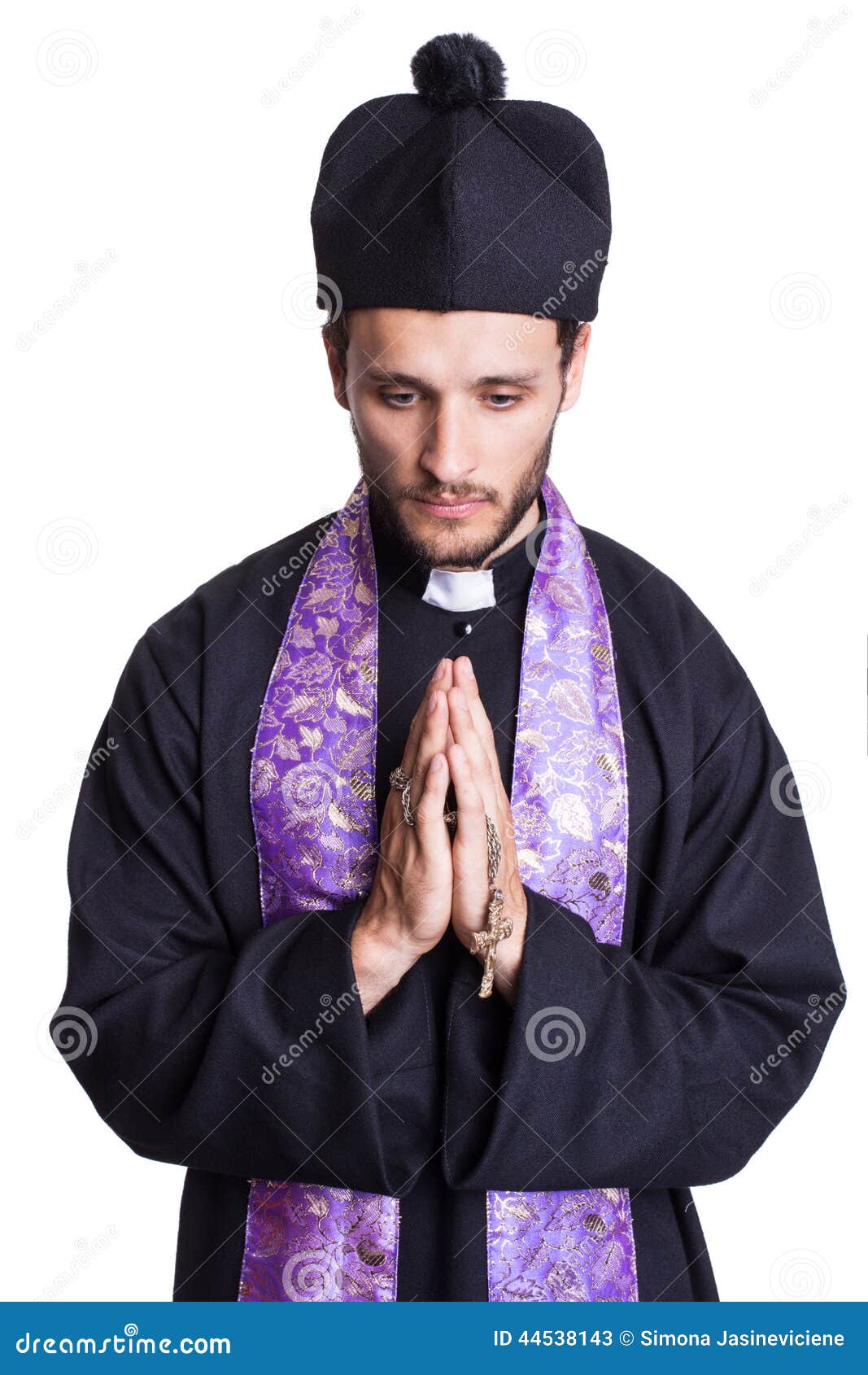 Betender Priester Stockbild. Bild Von Priester, Person - 44538143