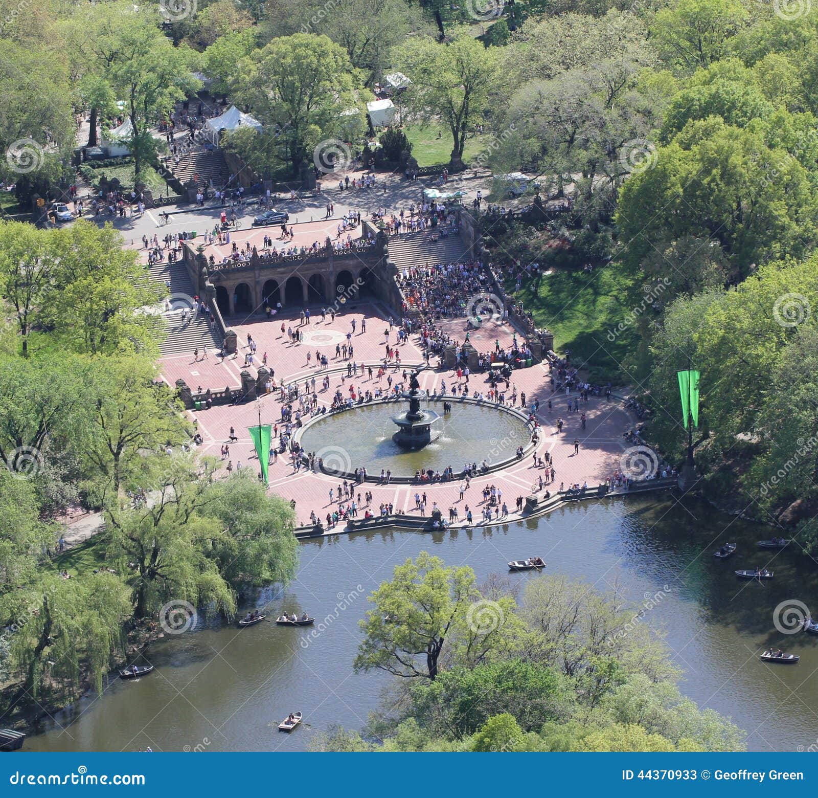 Bethesda Terrace and Fountain Stock Image - Image of view, bethesda:  91208491