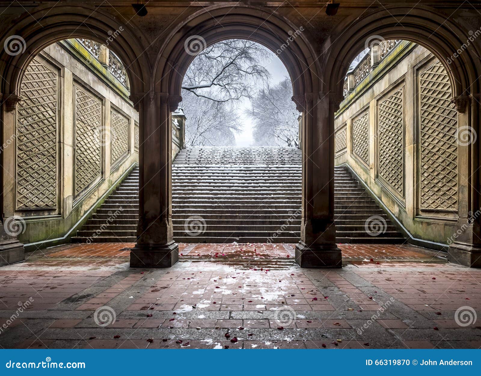 New York City At Bethesda Terrace Underpass In Central Park. Stock Photo,  Picture and Royalty Free Image. Image 25848938.