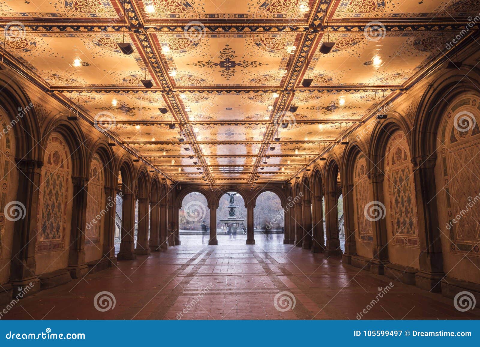 Inside Central Park: The Arcade at Bethesda Terrace