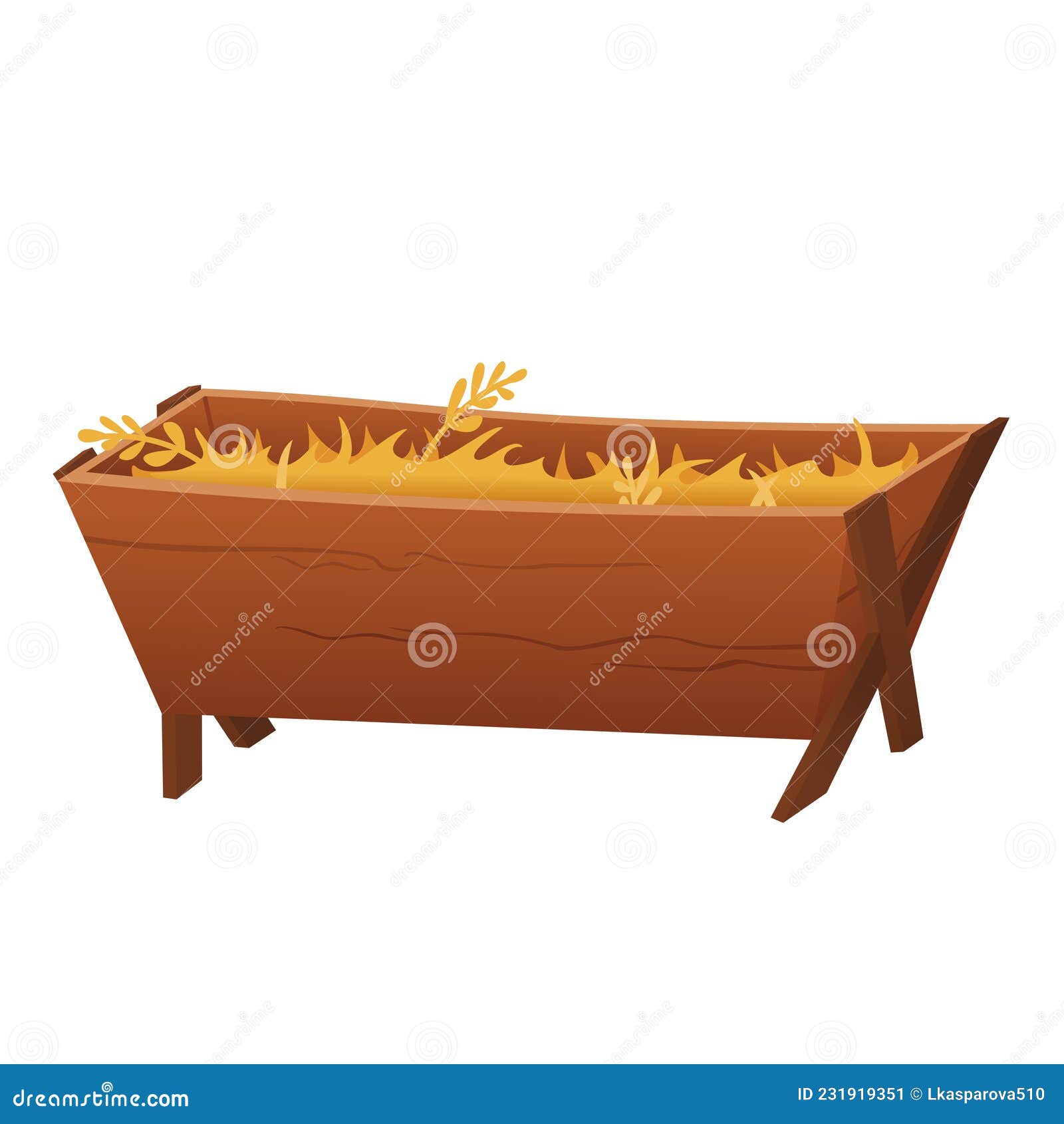 Bethlehem Christmas crib stock vector. Illustration of simple 231919351