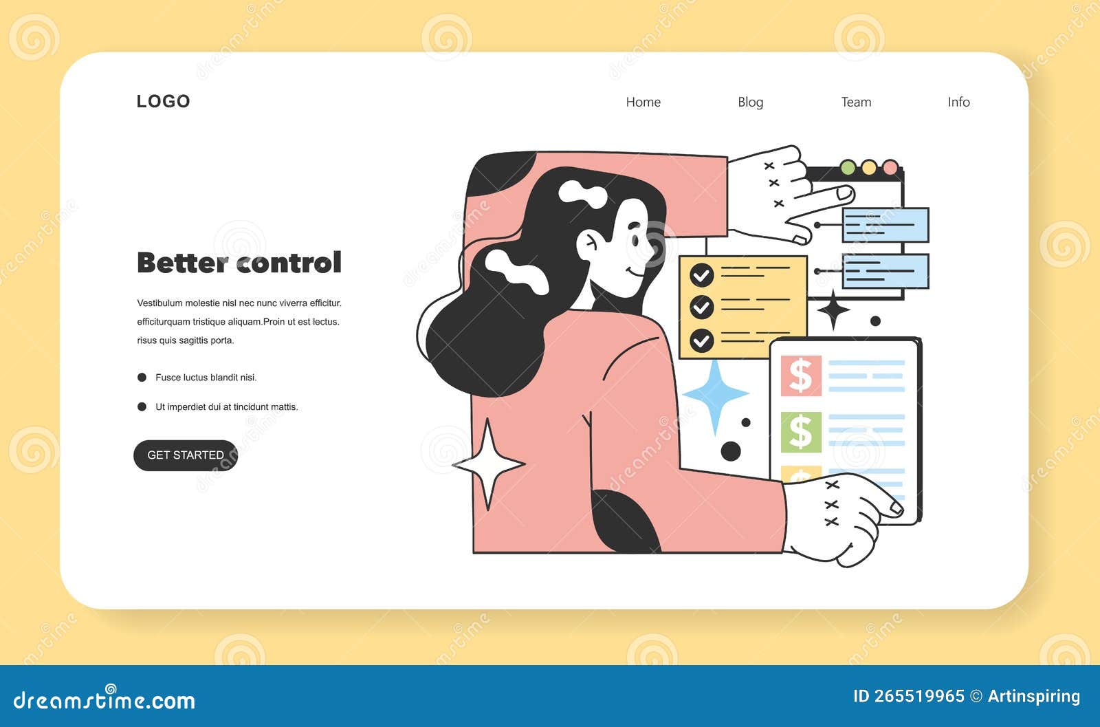better control as a positive aspects about starting and developing