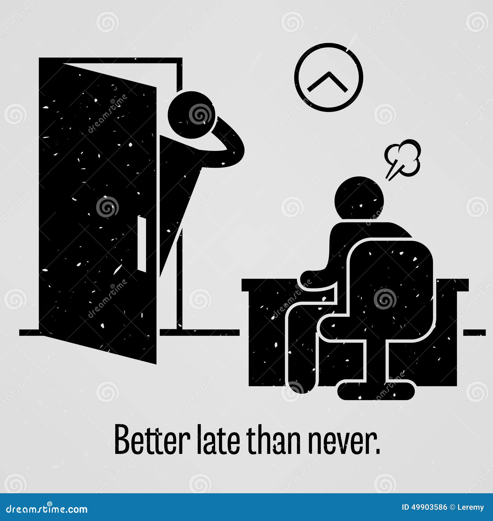 From Men to SSGS Better-late-than-never-proverb-motivational-inspirational-poster-representing-sayings-simple-human-pictogram-49903586