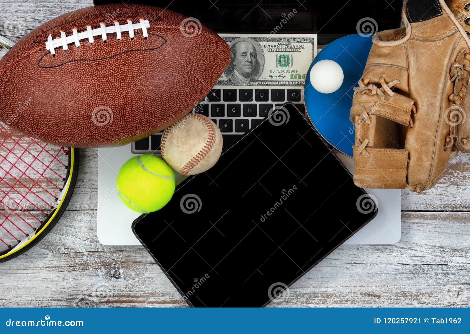 betting on various sports with computer technology and money in