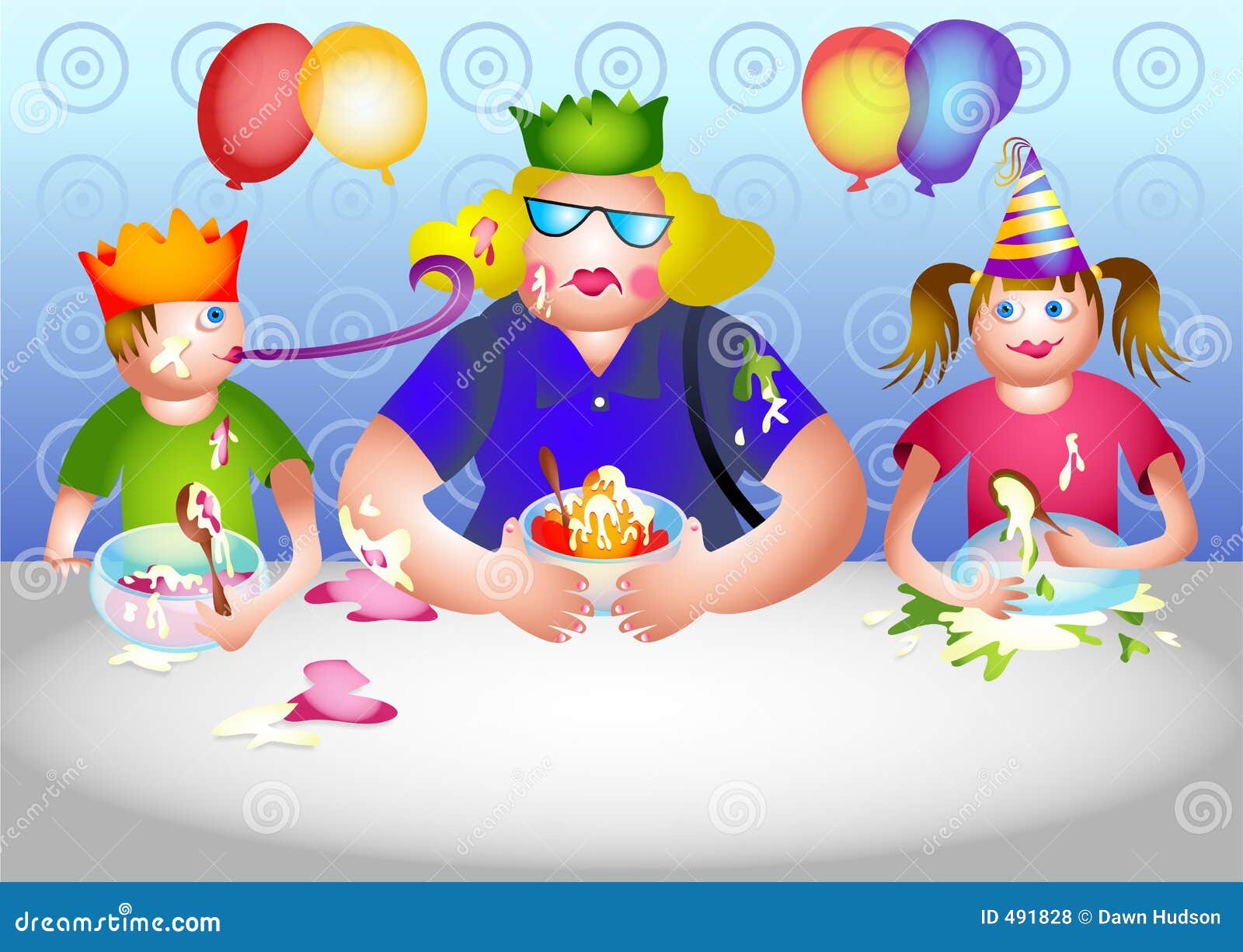 betty gets invited to a birthday party