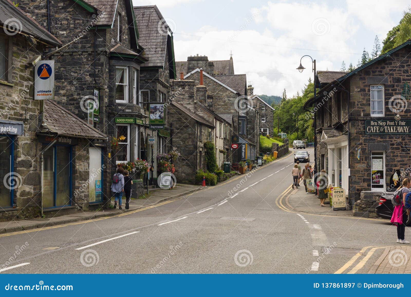 Betws Y Coed North Wales Editorial Photography Image Of Property 137861897 