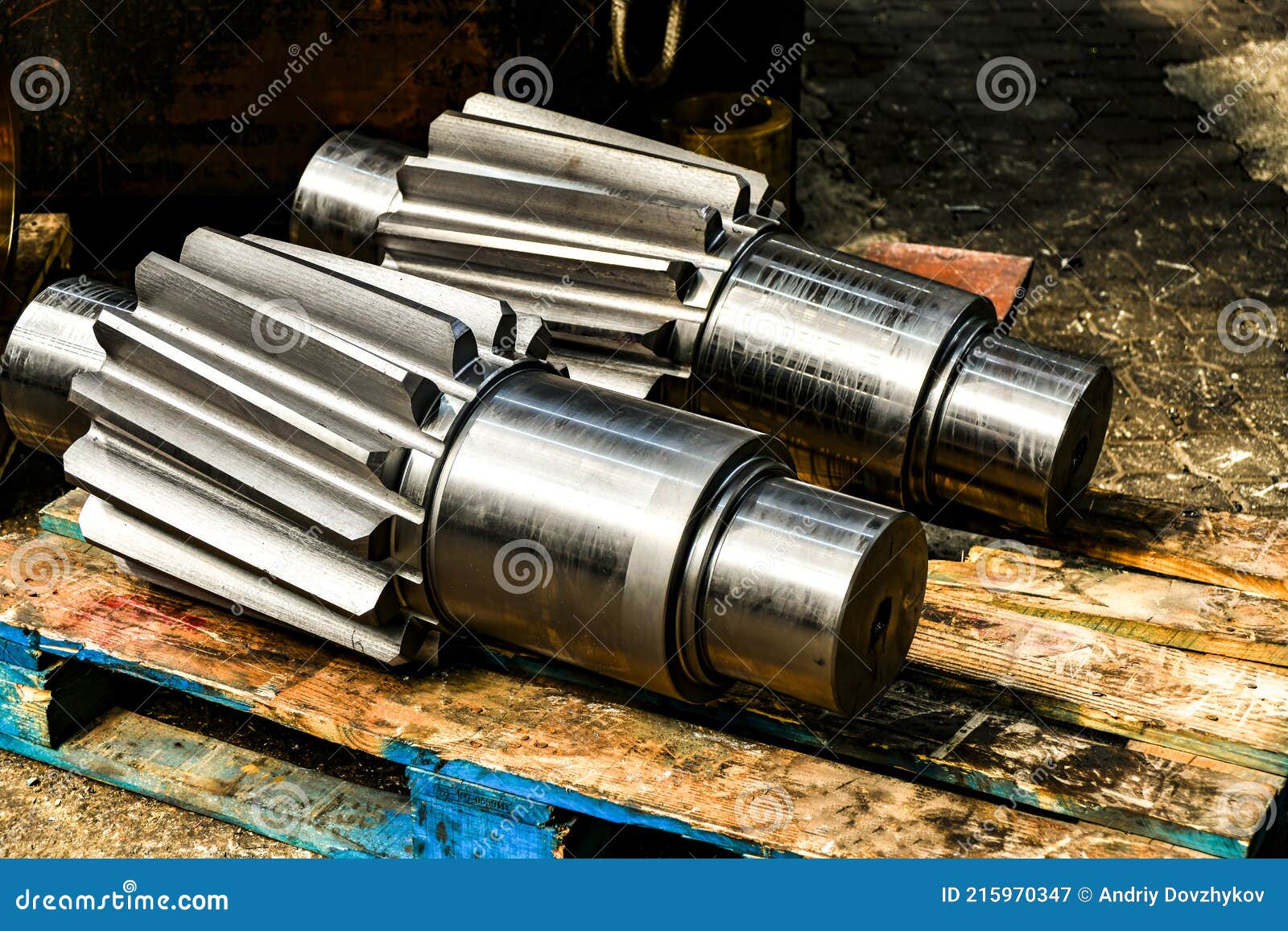 Bevel Gear Shaft after Heat Treatment Stock Image Image of carving, cogwheel 215970347