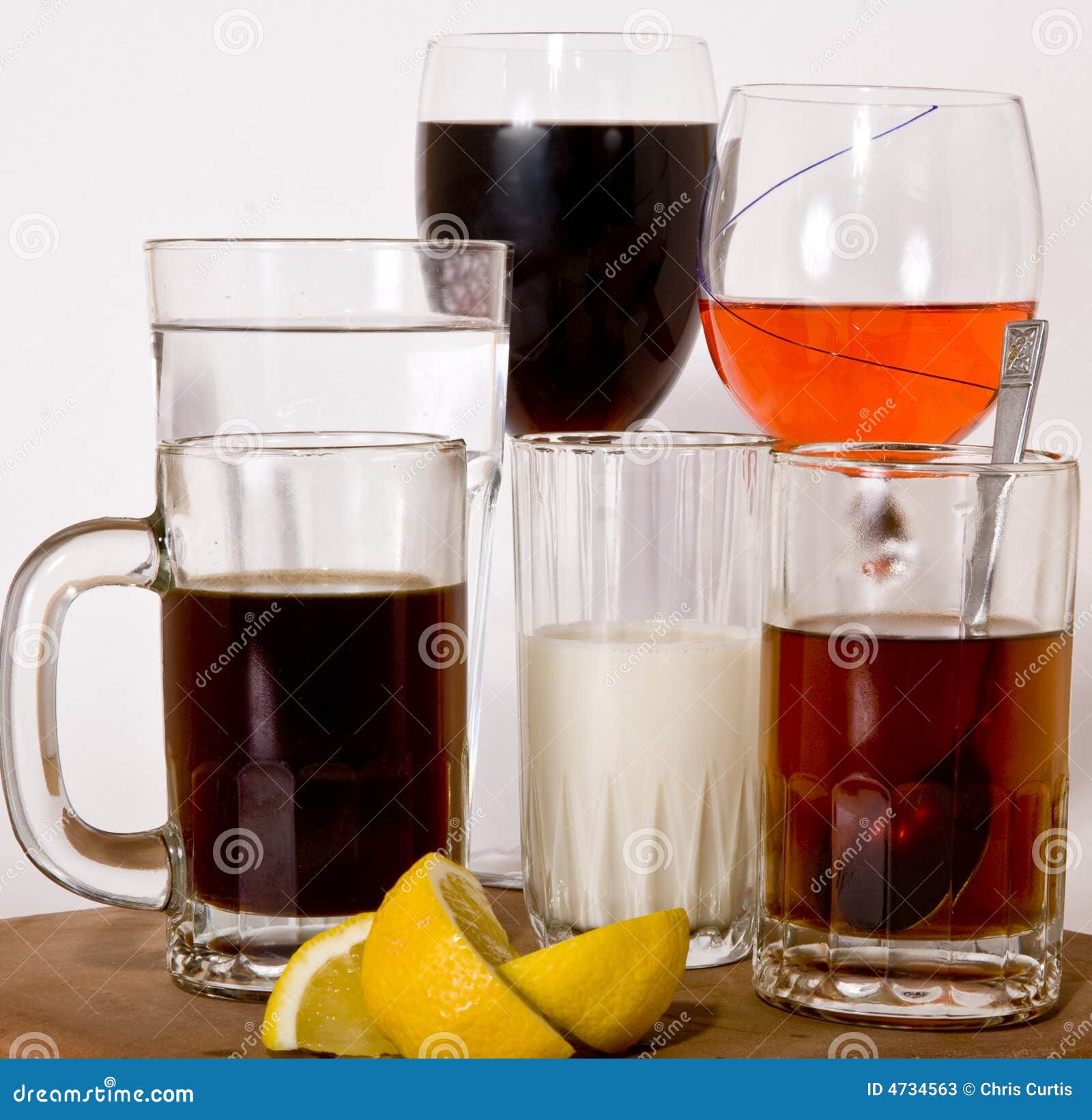 Beverages stock image. Image of glass, milk, chill, lemon 4734563