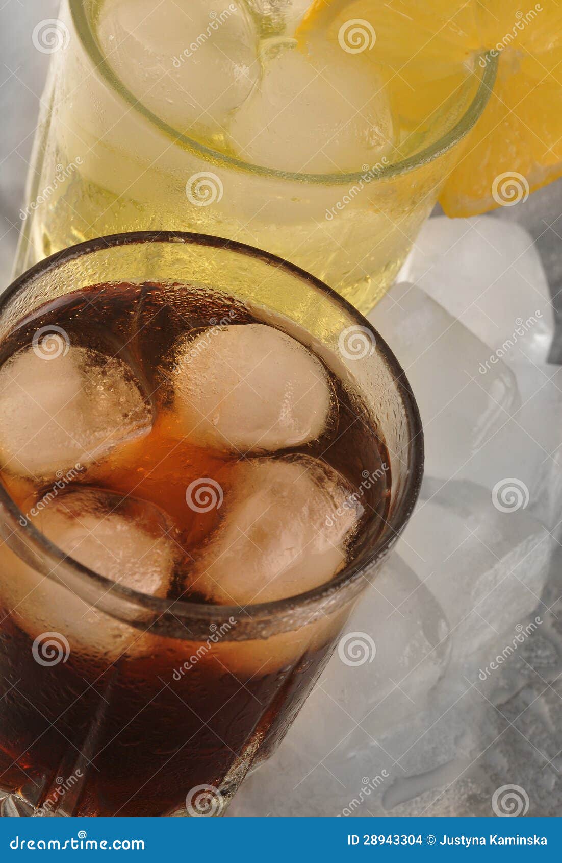 Beverages with ice stock photo. Image of cubes, beverages 28943304