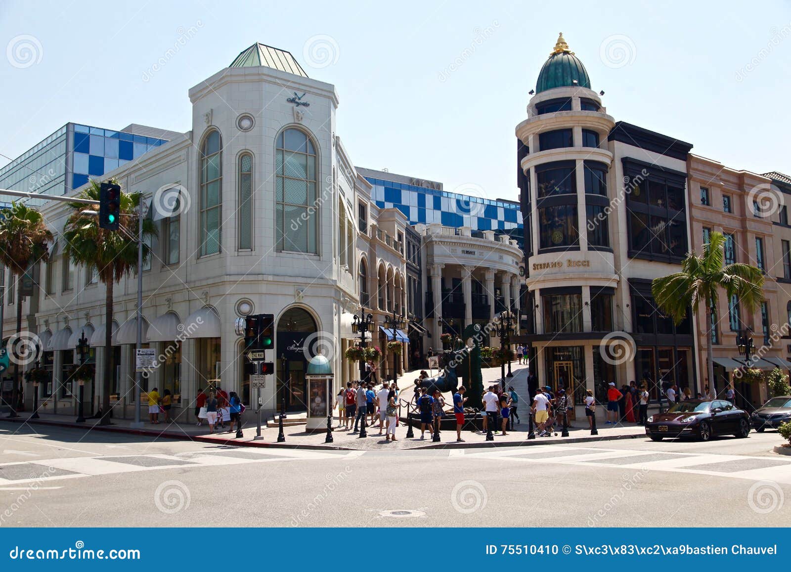 Beverly Hills on Rodeo Drive Editorial Image - Image of travel ...