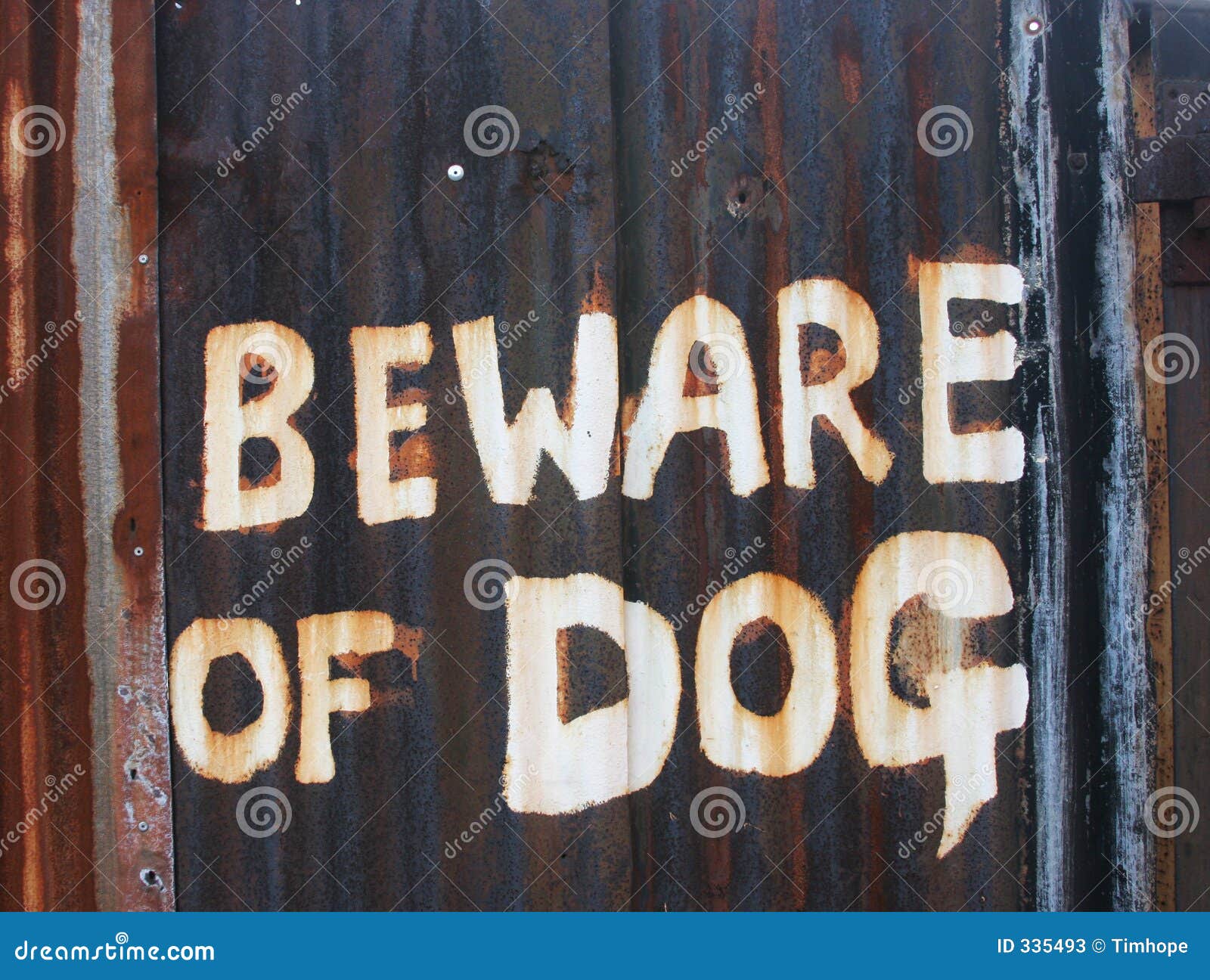 beware of the dog